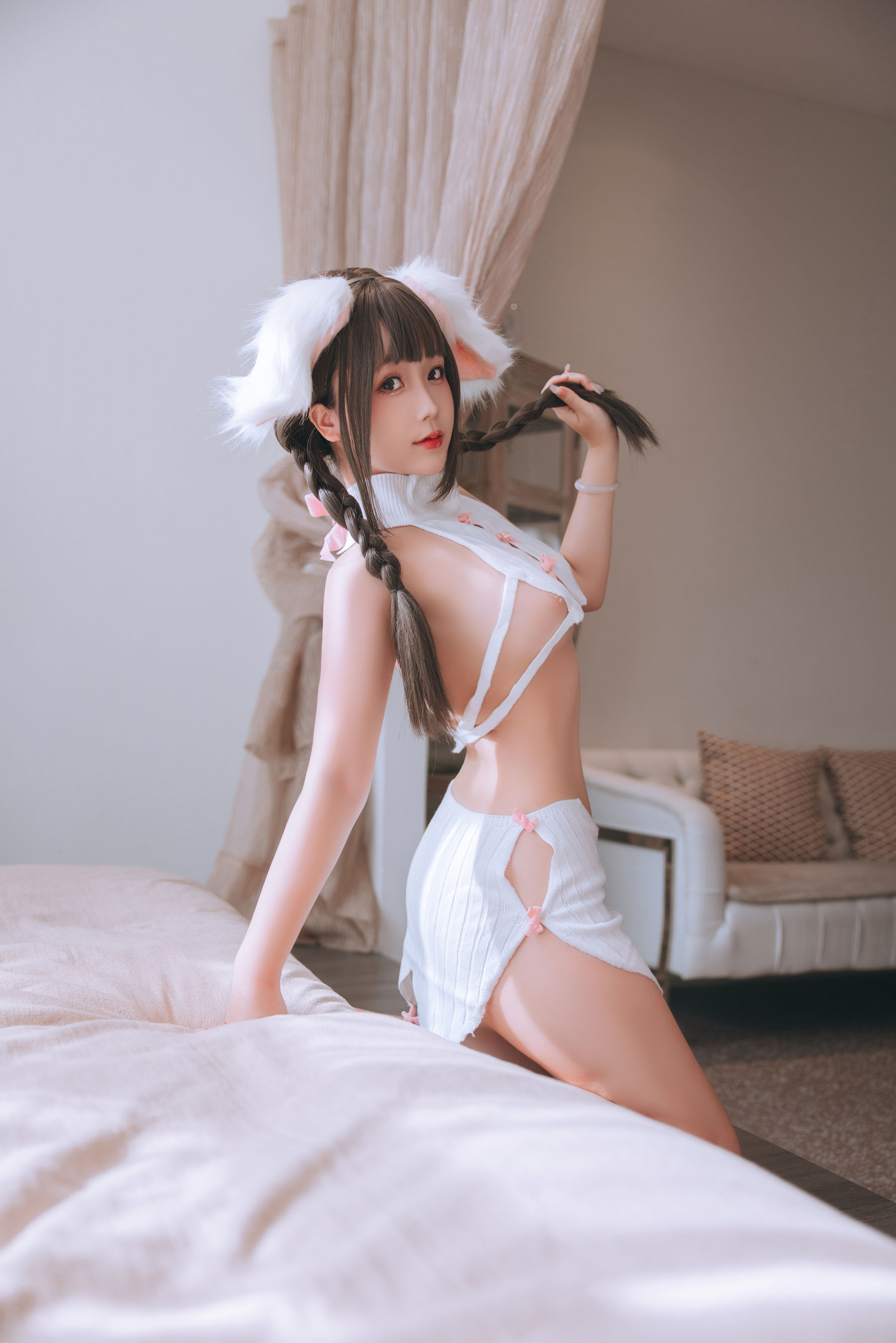 Cosplay 日奈娇 - 垂耳兔/(99P)