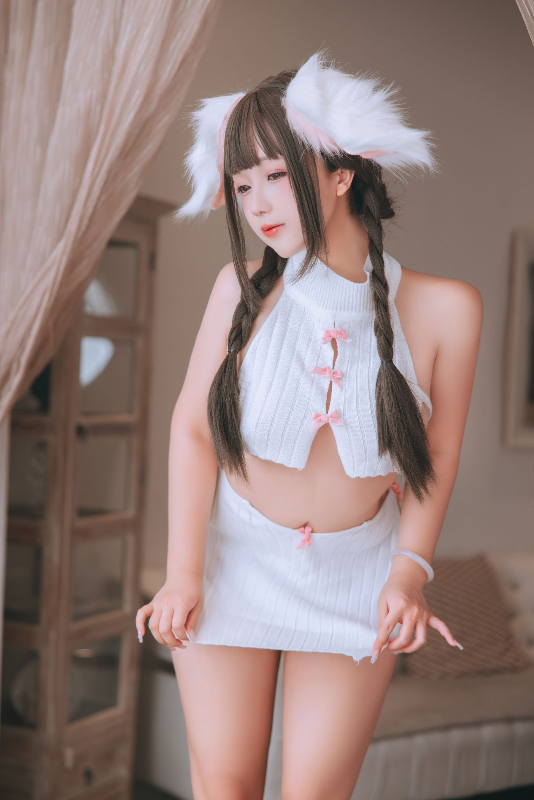 Cosplay 日奈娇 - 垂耳兔/(99P)