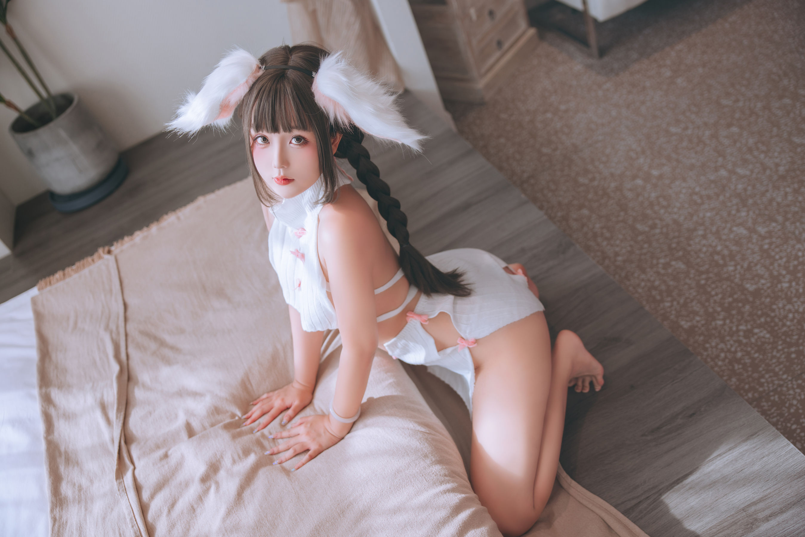 Cosplay 日奈娇 - 垂耳兔/(99P)