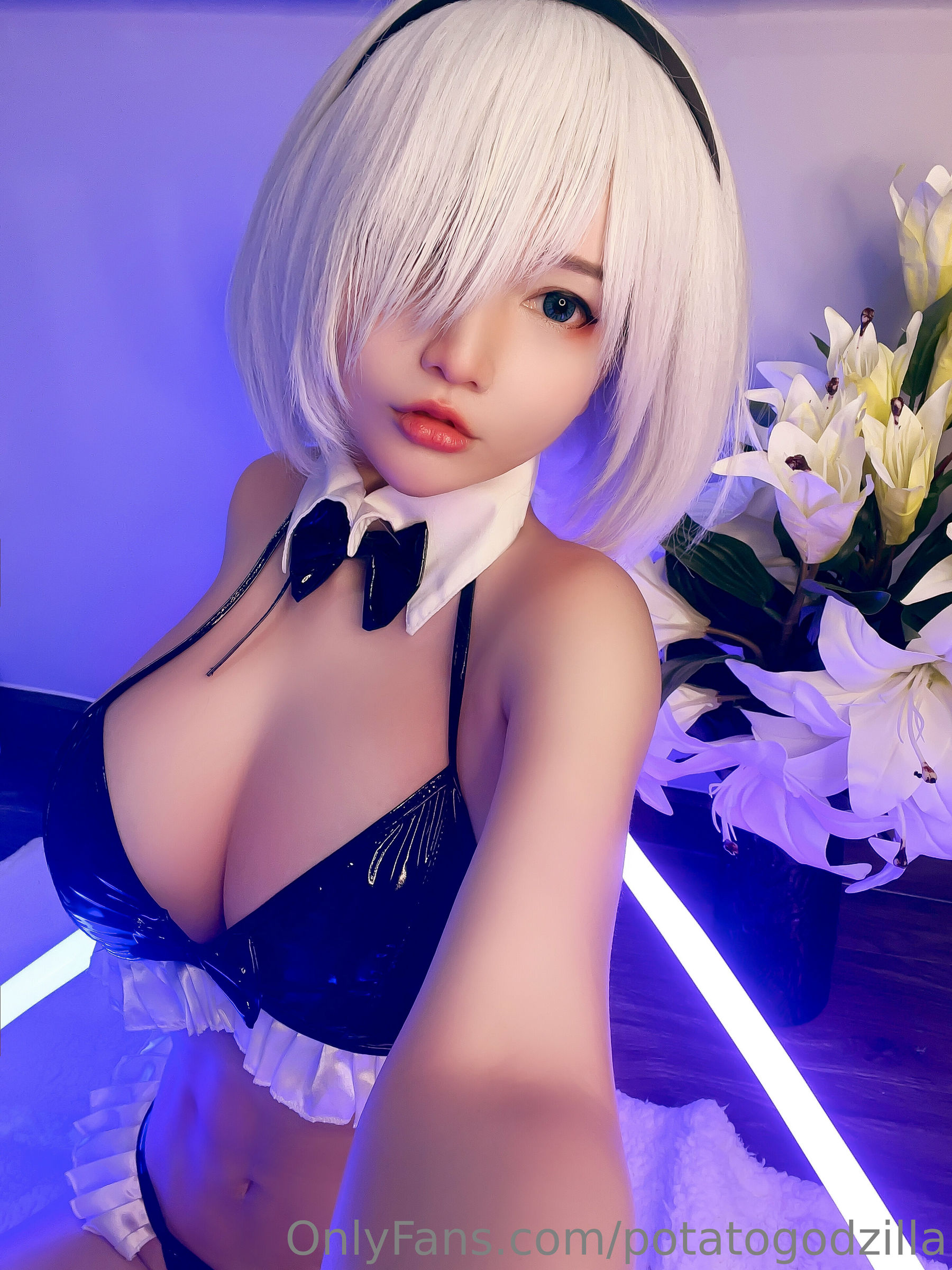 Coser小姐姐 Potato Godzilla - 2B Maid Bikini/(33P)