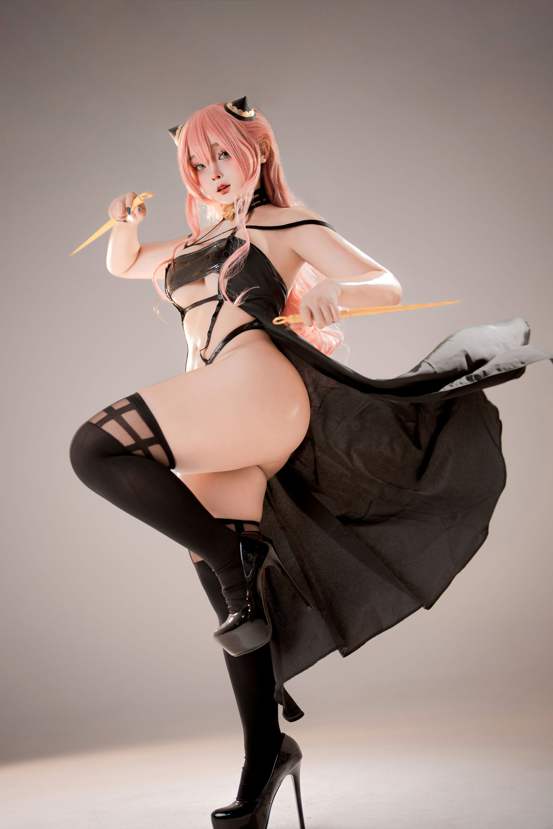 Sayo Momo - Anya Forger アーニャ Latex Suit Assassin/(21P)