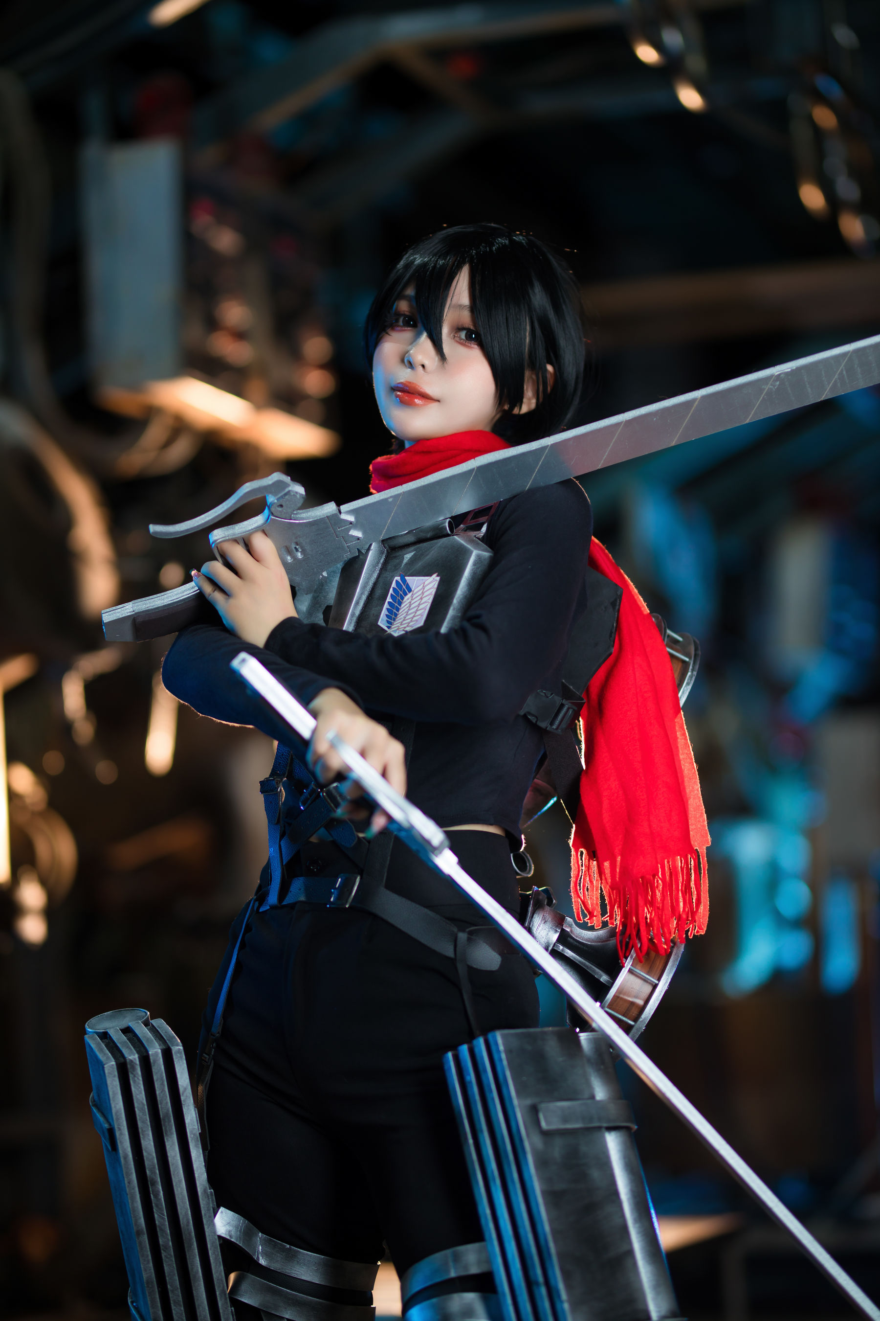 Umeko J - cosplay Mikasa Final Season Attack on Titan/(81P)