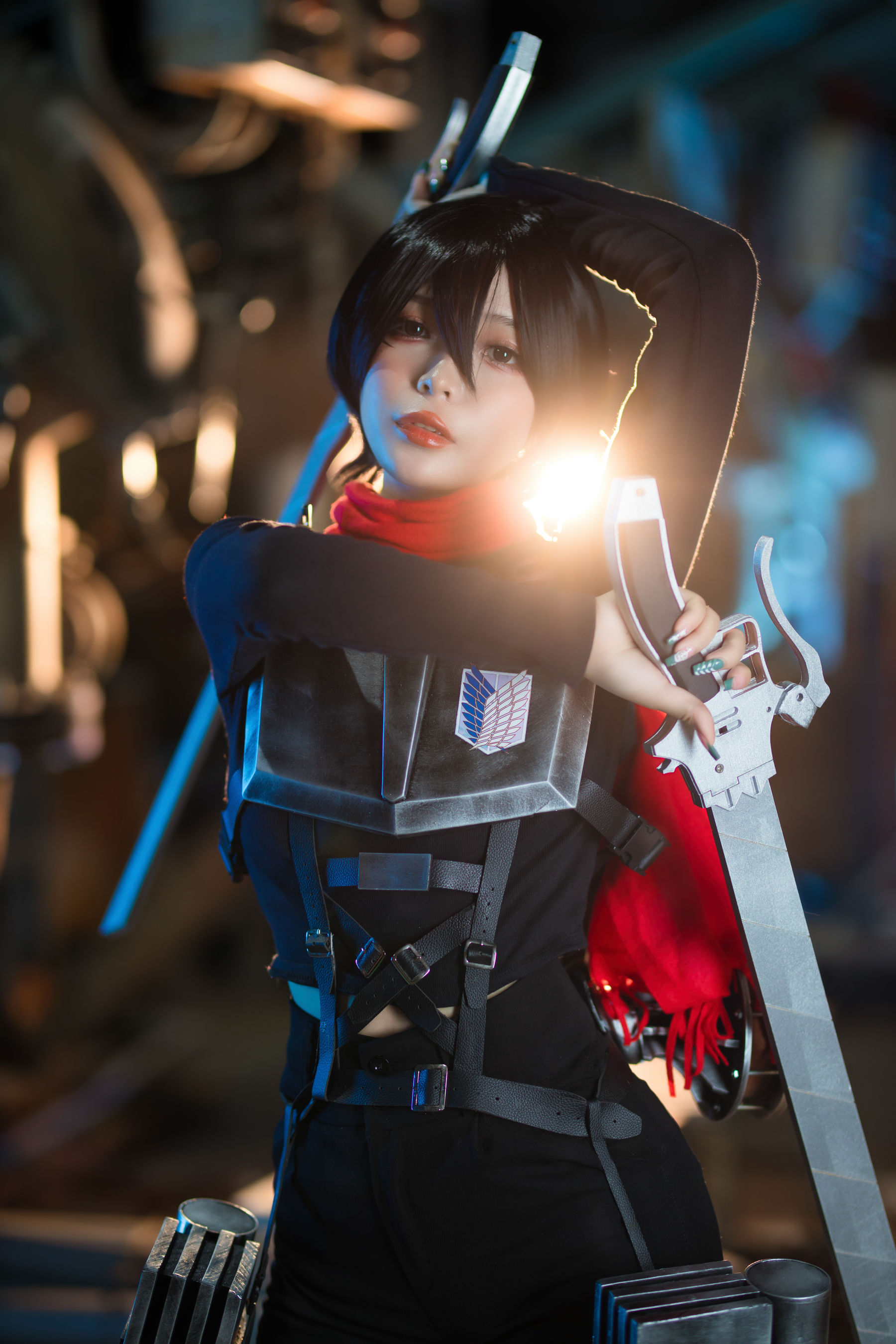 Umeko J - cosplay Mikasa Final Season Attack on Titan/(81P)