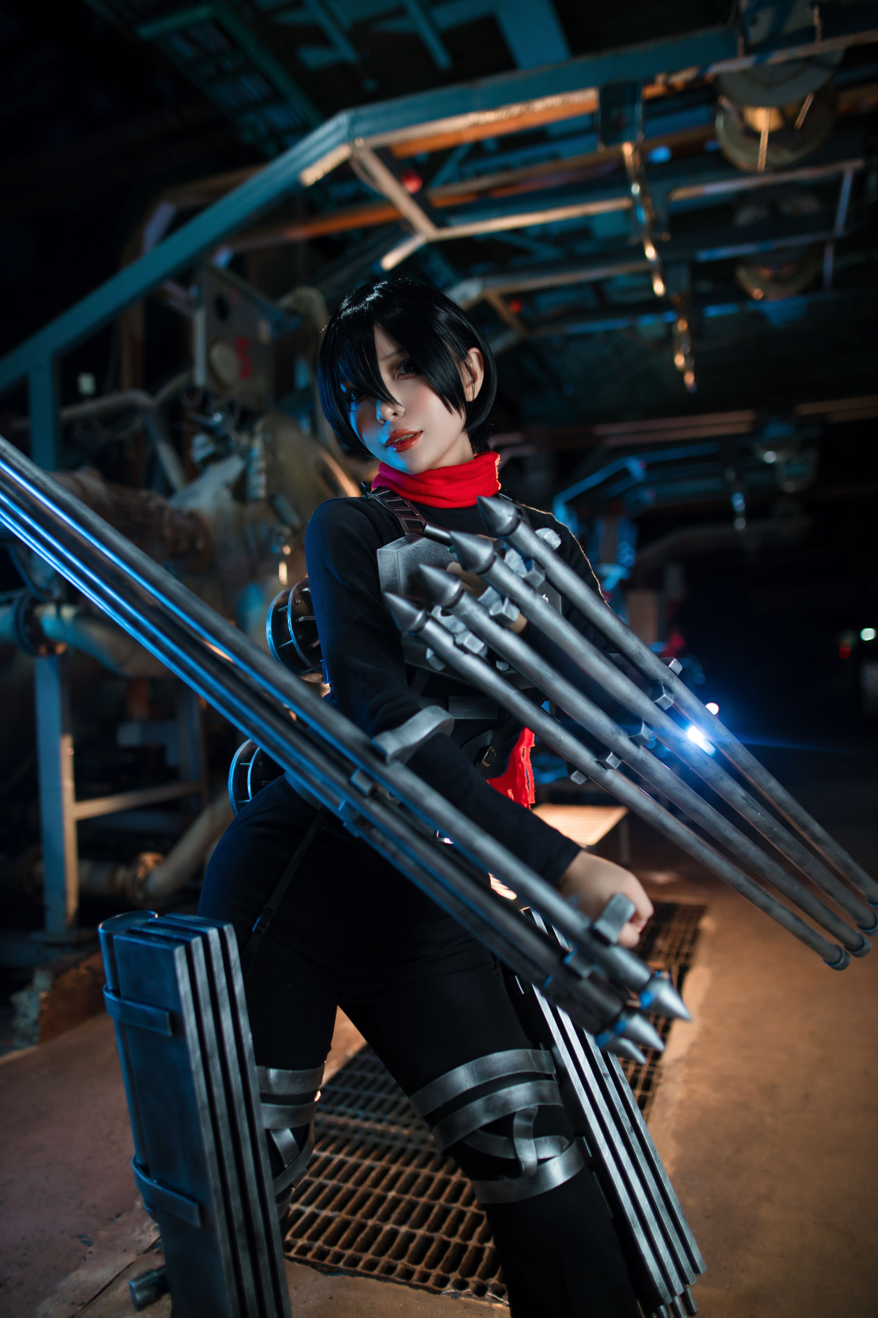 Umeko J - cosplay Mikasa Final Season Attack on Titan/(81P)