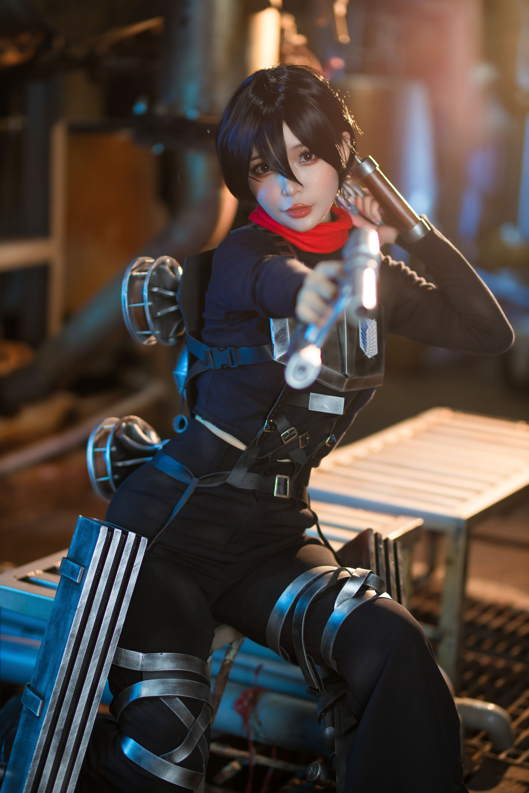 Umeko J - cosplay Mikasa Final Season Attack on Titan/(81P)