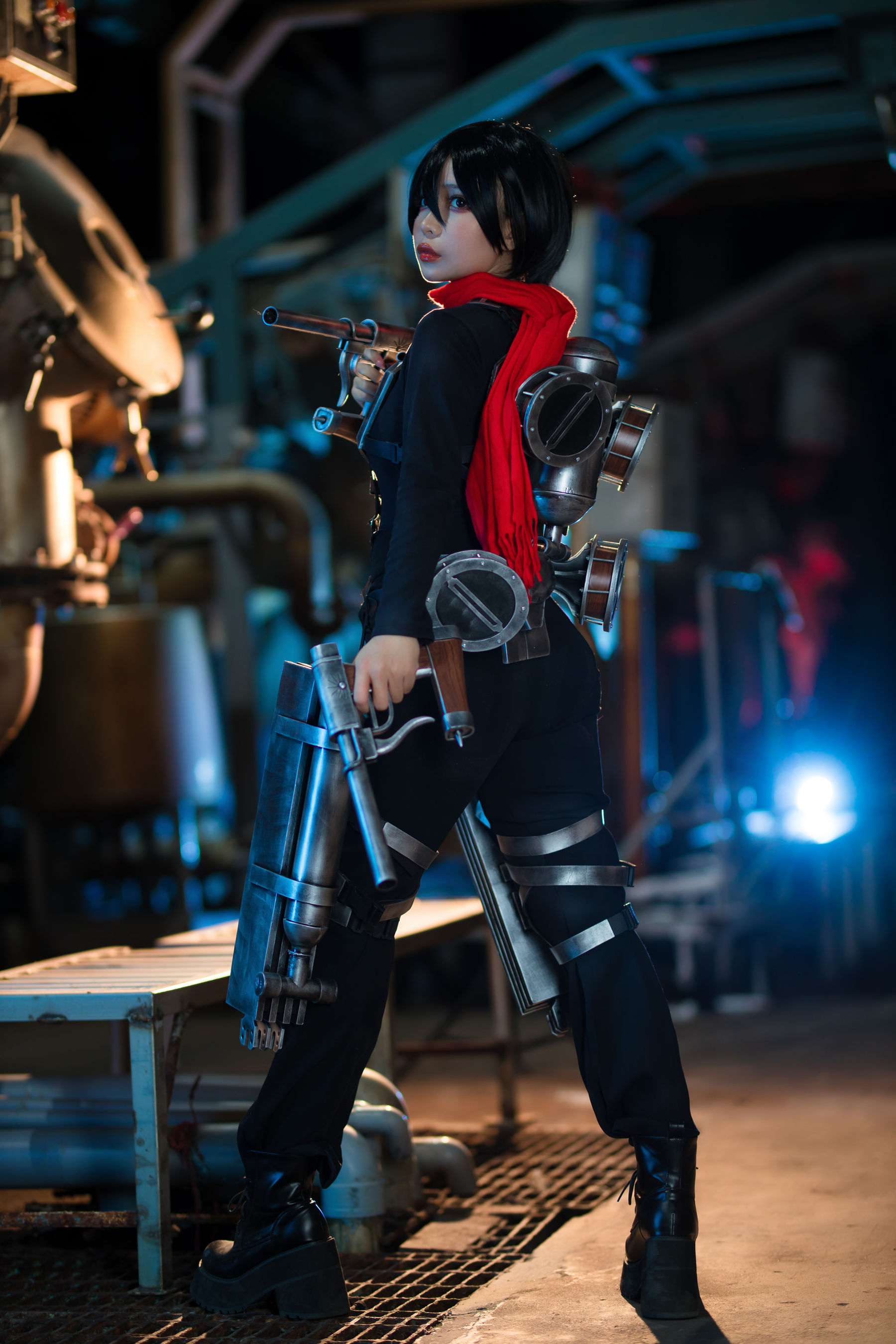 Umeko J - cosplay Mikasa Final Season Attack on Titan/(81P)