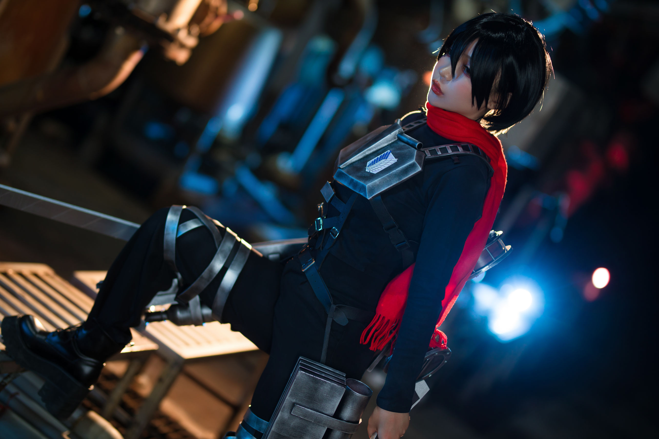 Umeko J - cosplay Mikasa Final Season Attack on Titan/(81P)