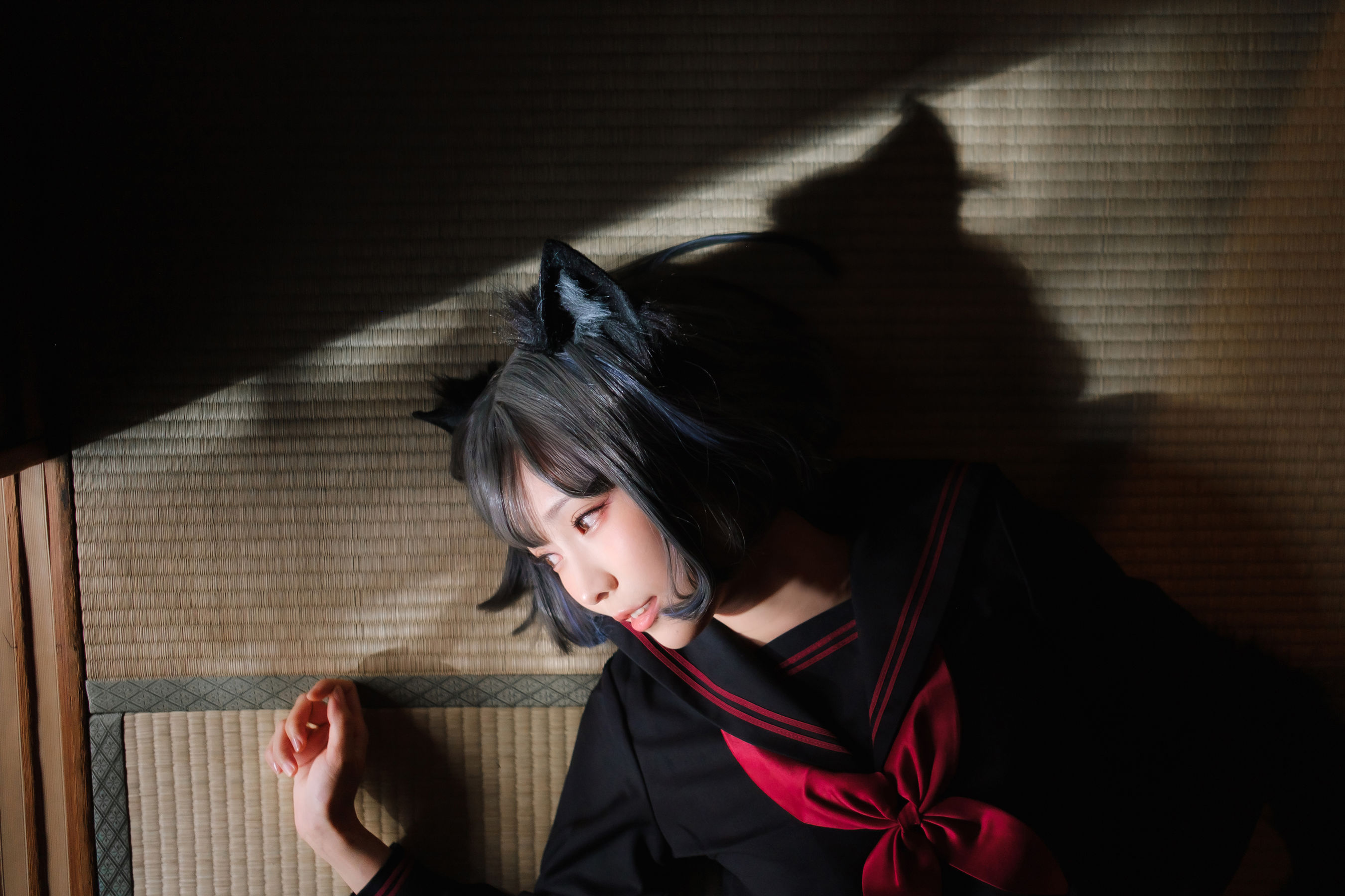 Ely_eee (ElyEE子) - Veranda Black Cat緣廊黑貓/(34P)