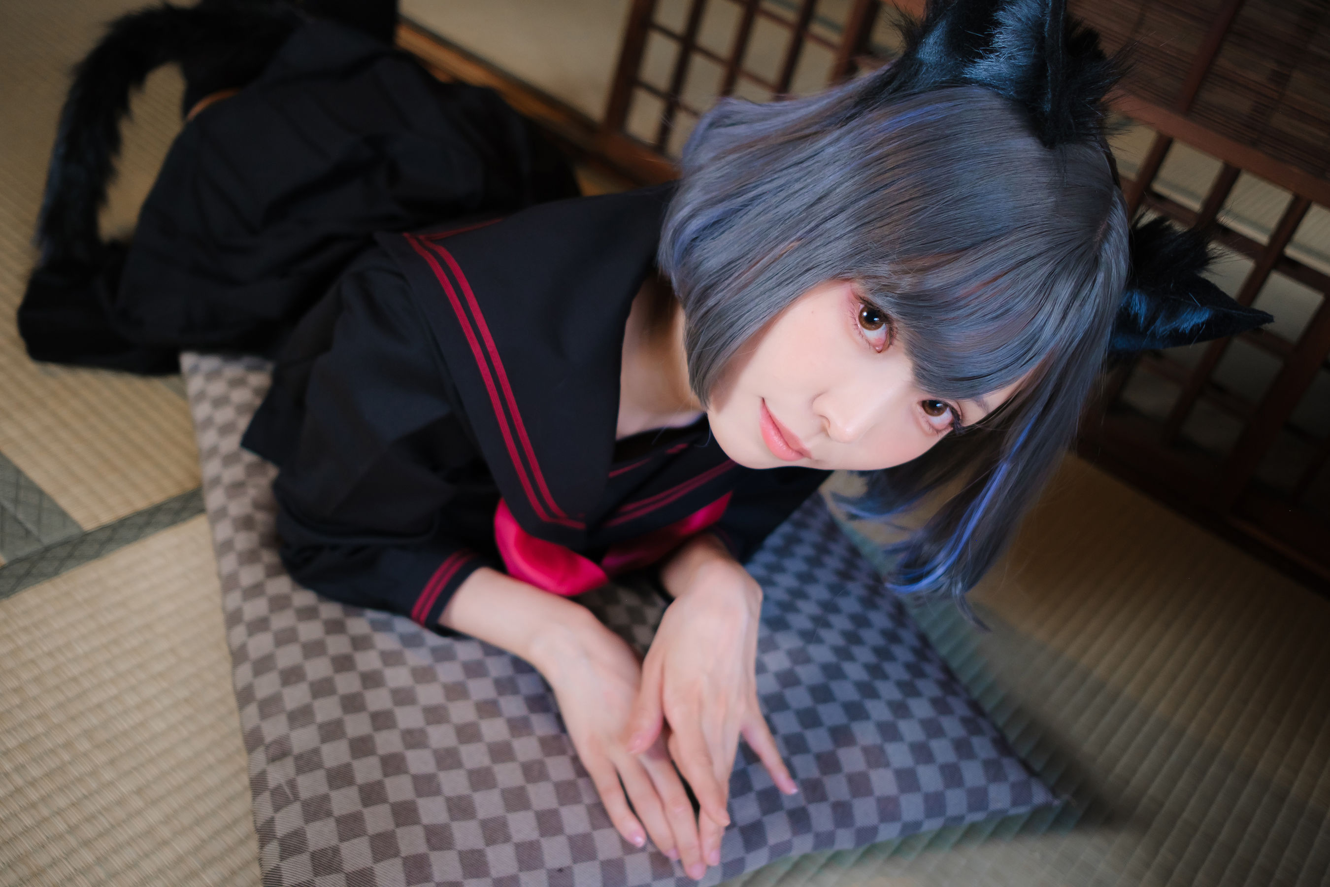 Ely_eee (ElyEE子) - Veranda Black Cat緣廊黑貓/(34P)