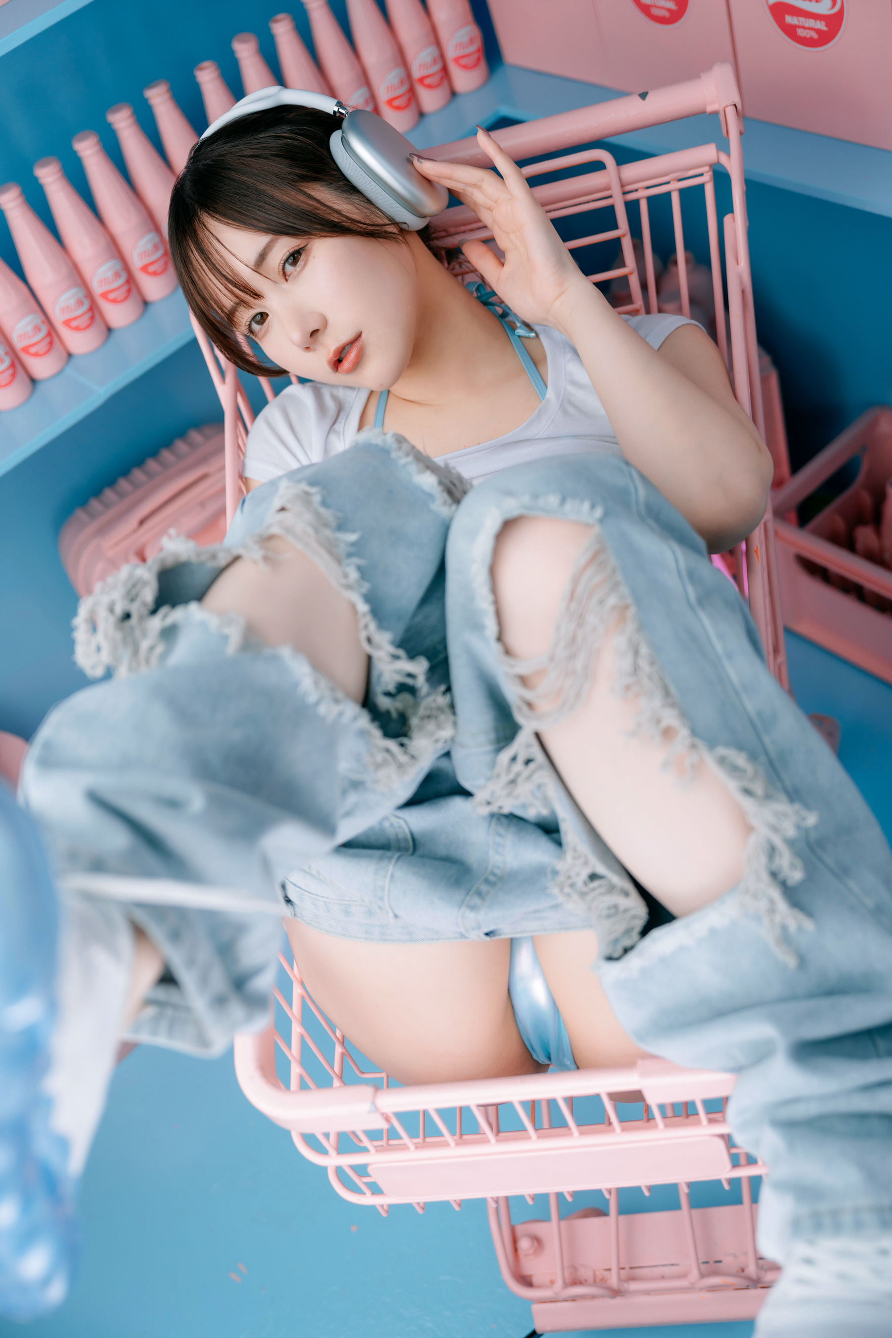 日本甜美COSER けんけん - PINK×BLUE/(100P)