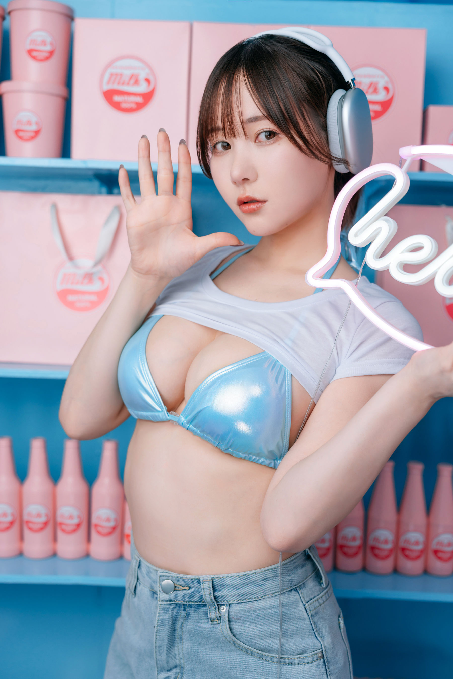 日本甜美COSER けんけん - PINK×BLUE/(100P)