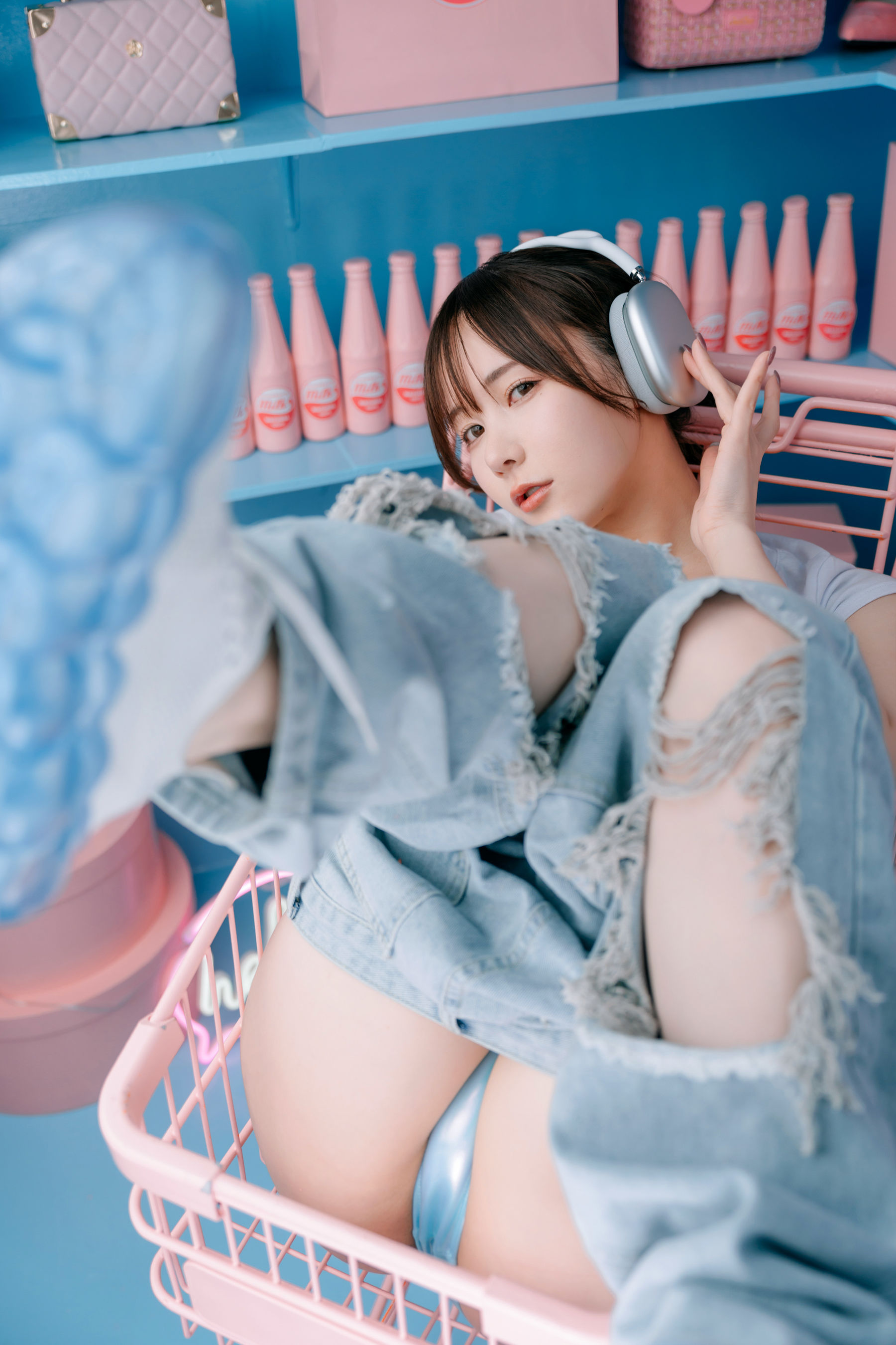 日本甜美COSER けんけん - PINK×BLUE/(100P)