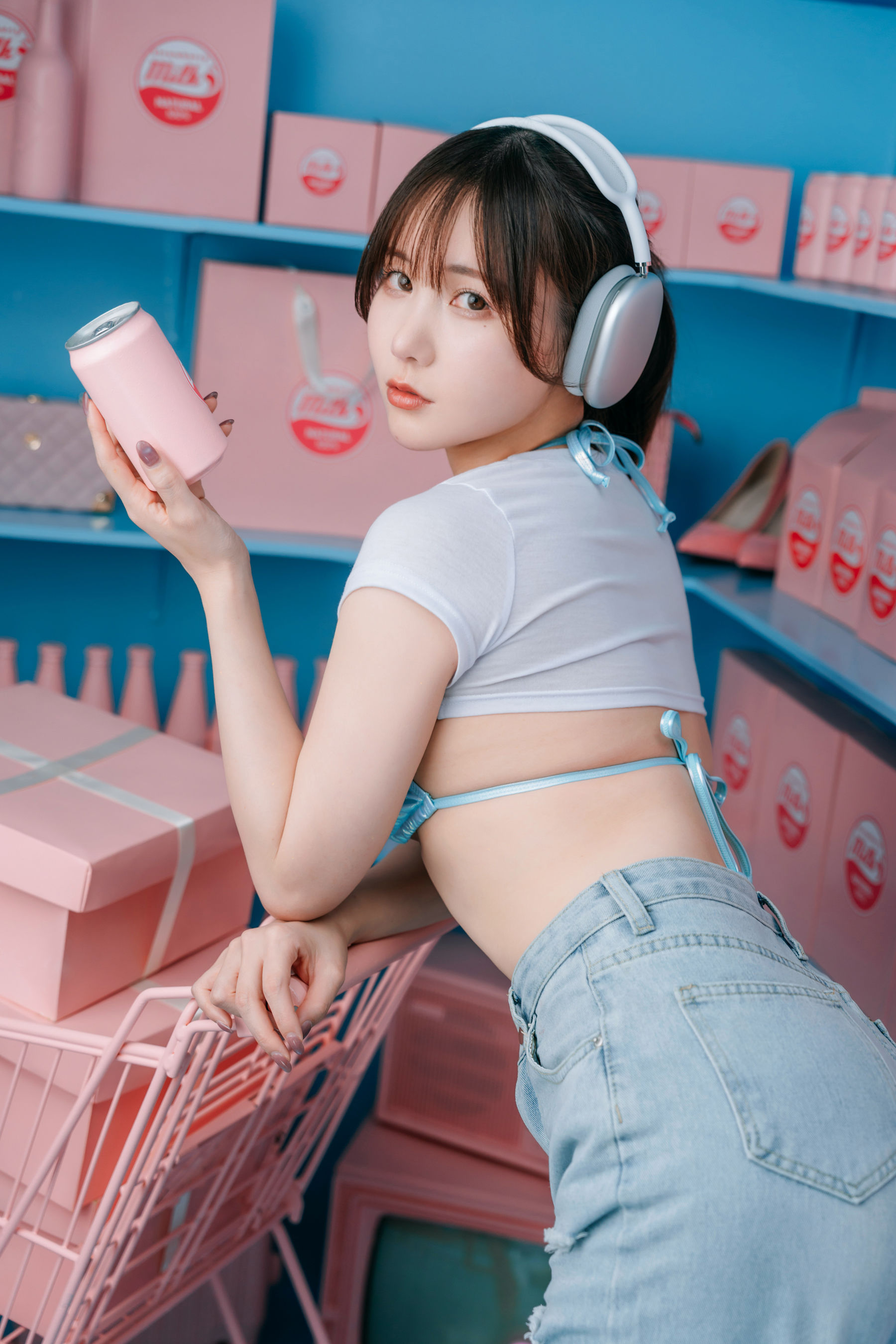 日本甜美COSER けんけん - PINK×BLUE/(100P)