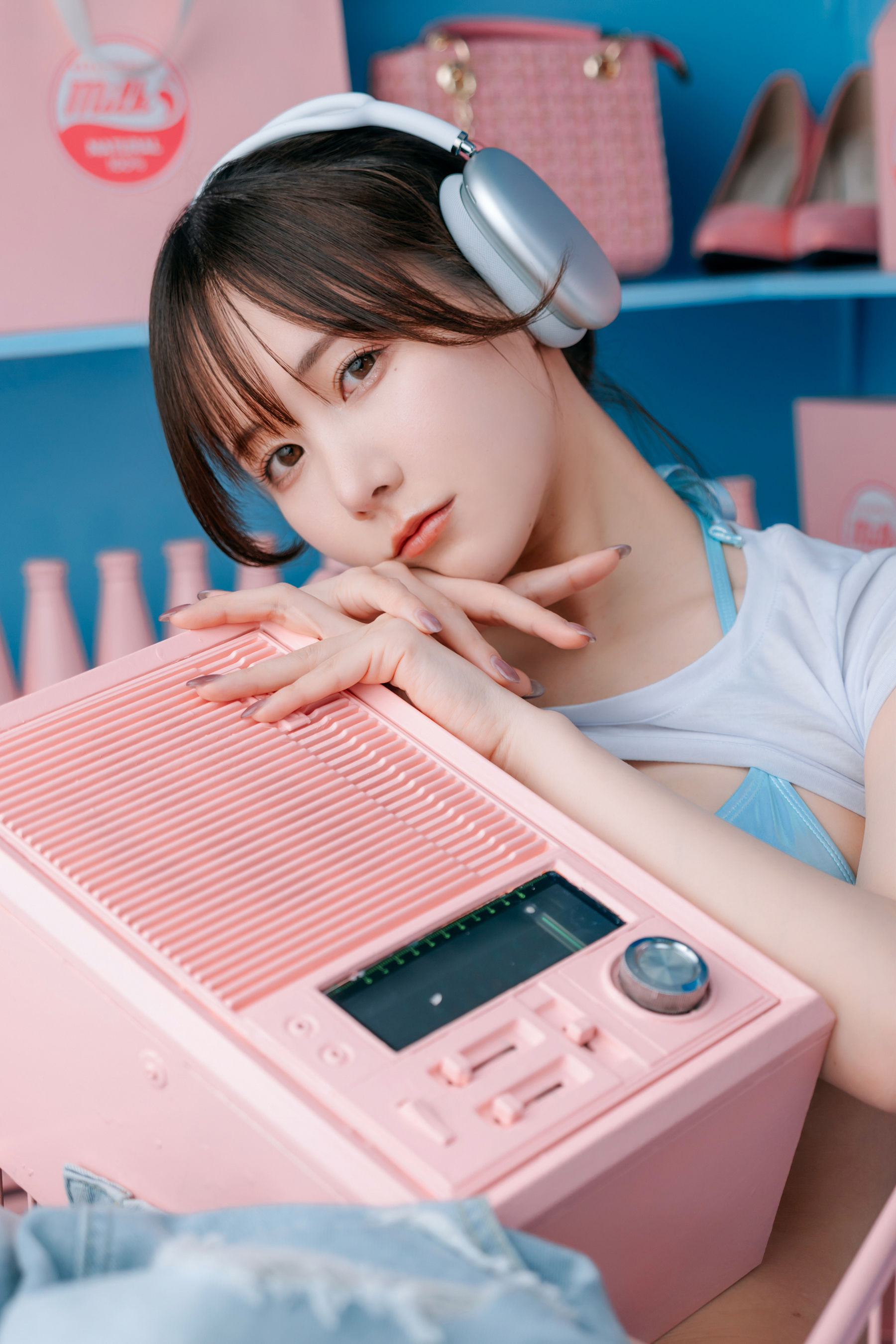 日本甜美COSER けんけん - PINK×BLUE/(100P)