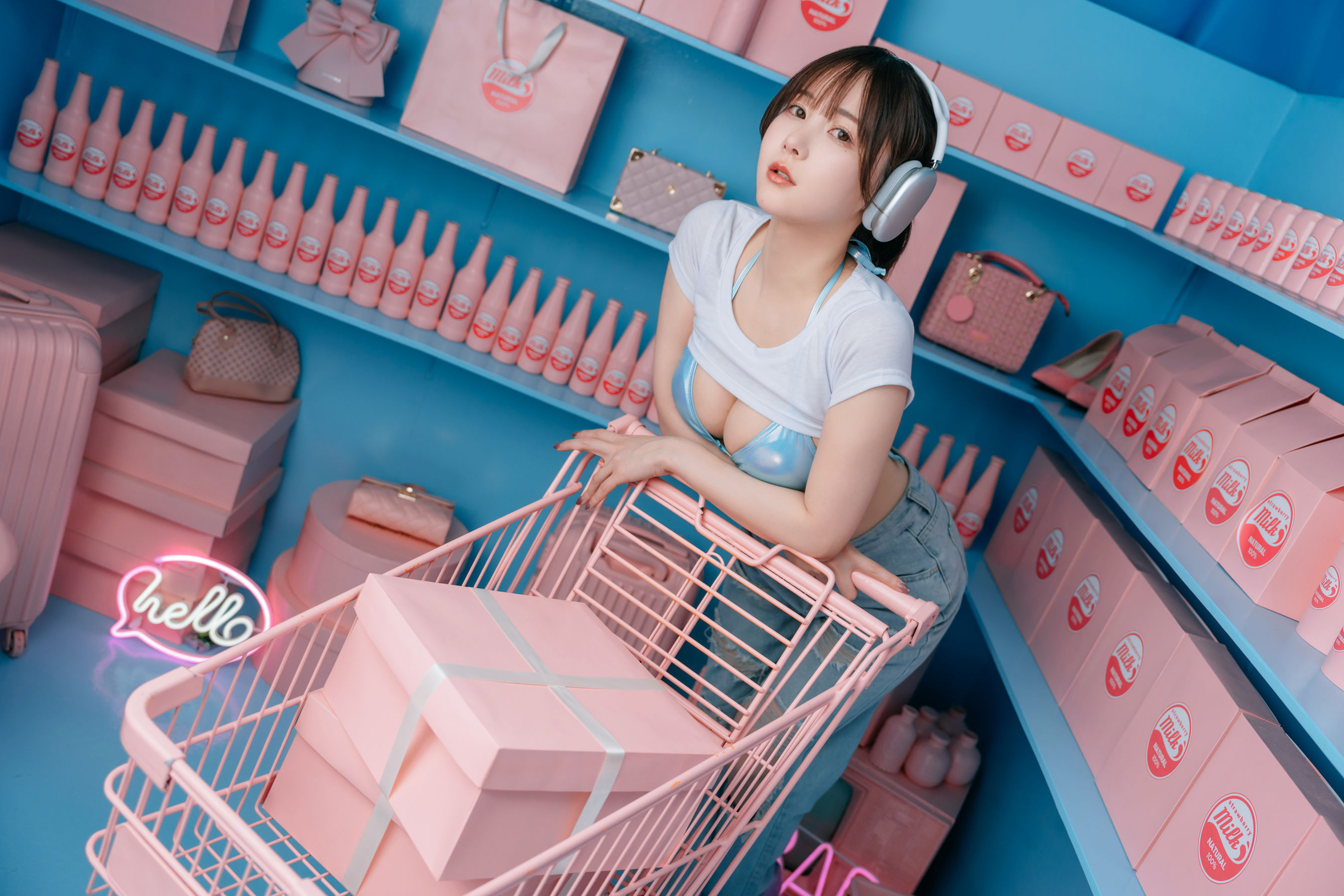 日本甜美COSER けんけん - PINK×BLUE/(100P)