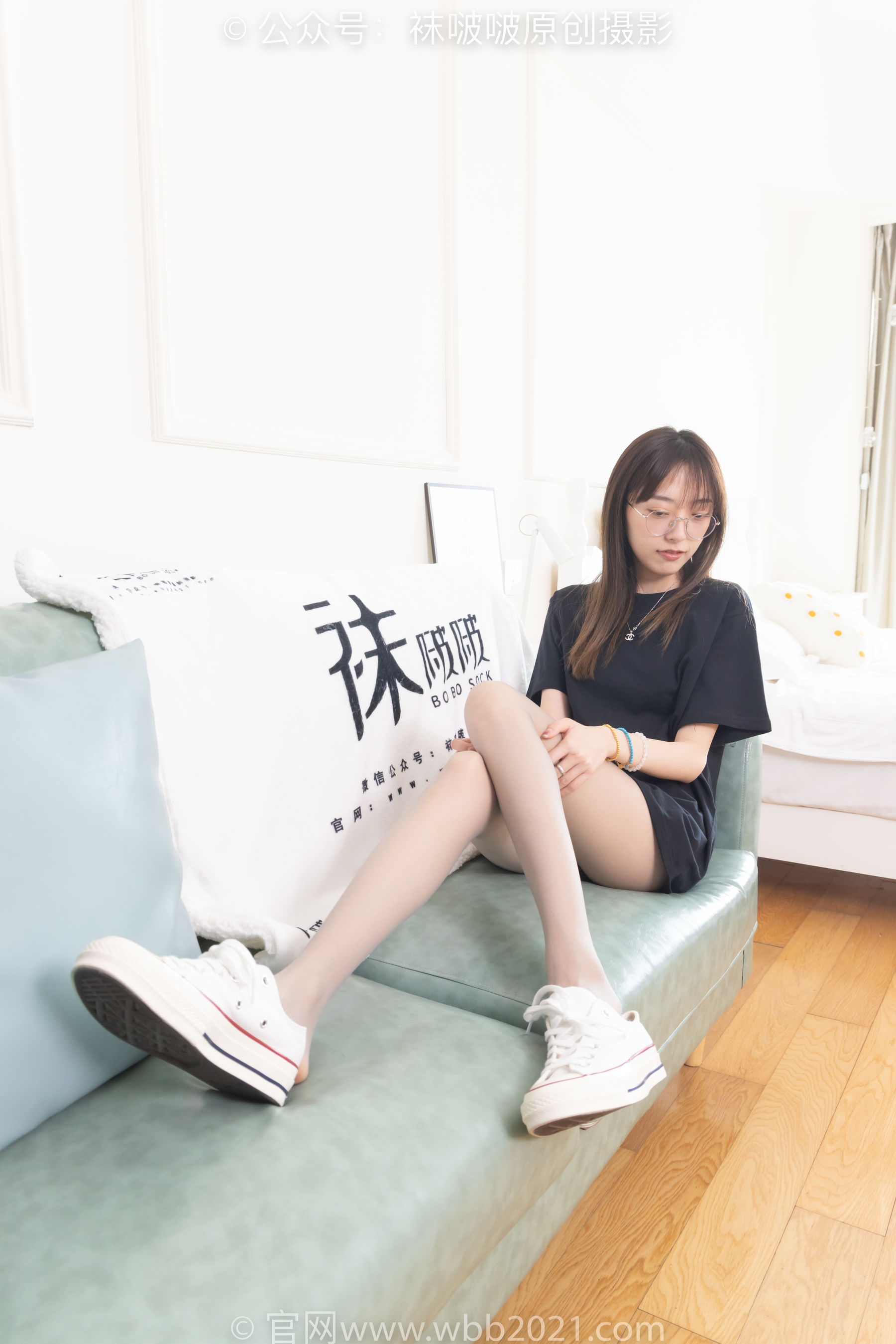 BoBoSocks袜啵啵 No.379 稚予 -板鞋、灰丝/(140P)