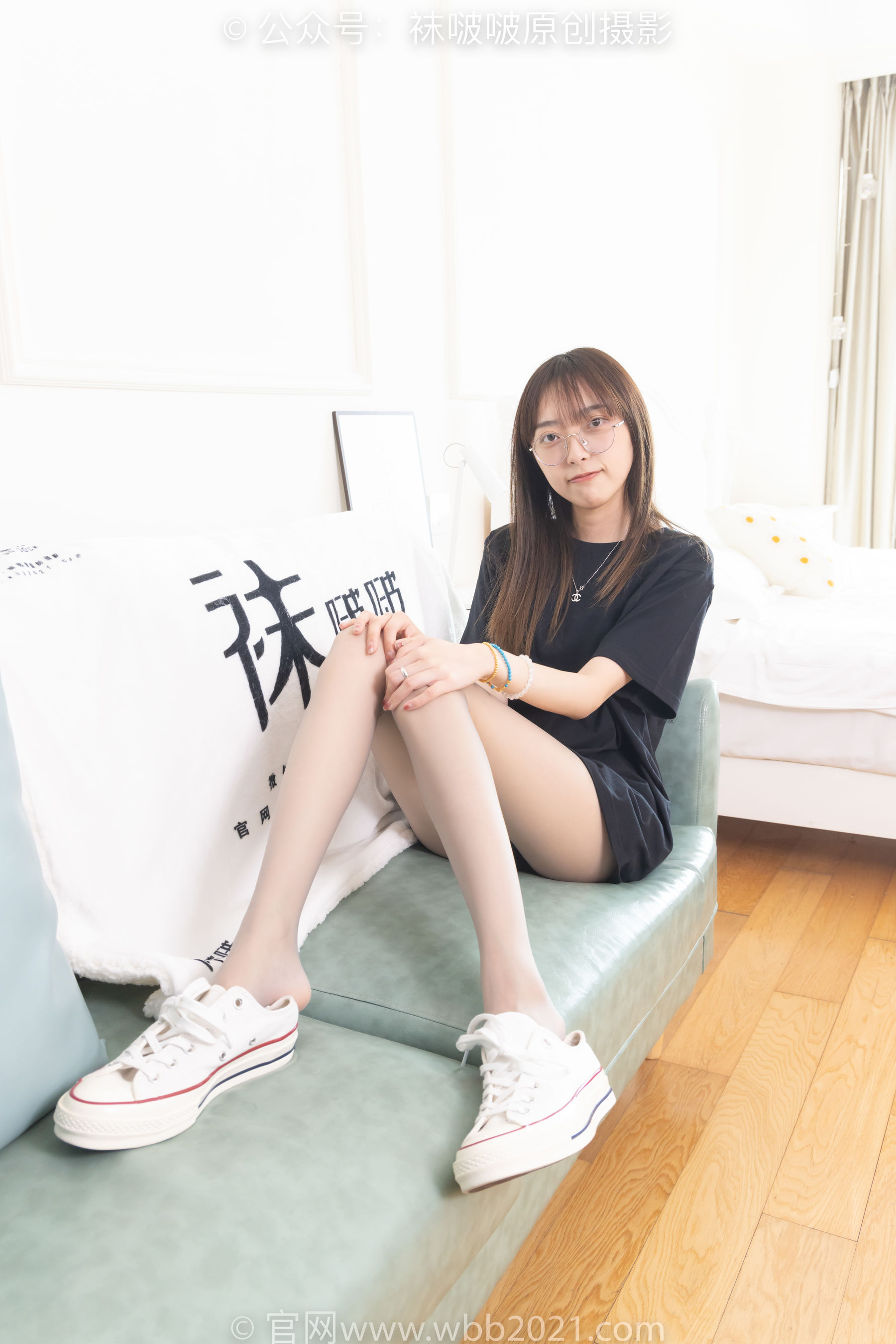 BoBoSocks袜啵啵 No.379 稚予 -板鞋、灰丝/(140P)