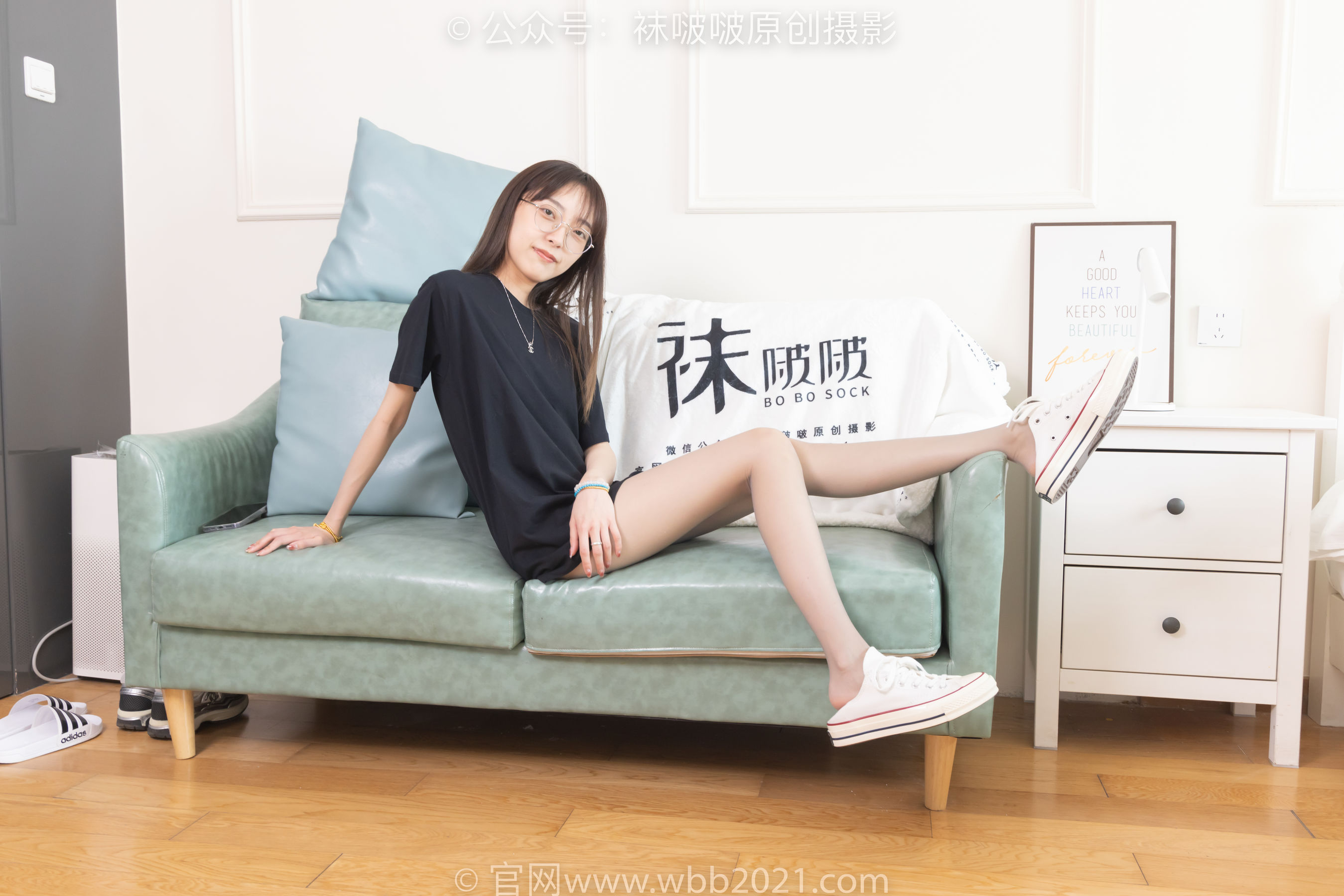 BoBoSocks袜啵啵 No.379 稚予 -板鞋、灰丝/(140P)