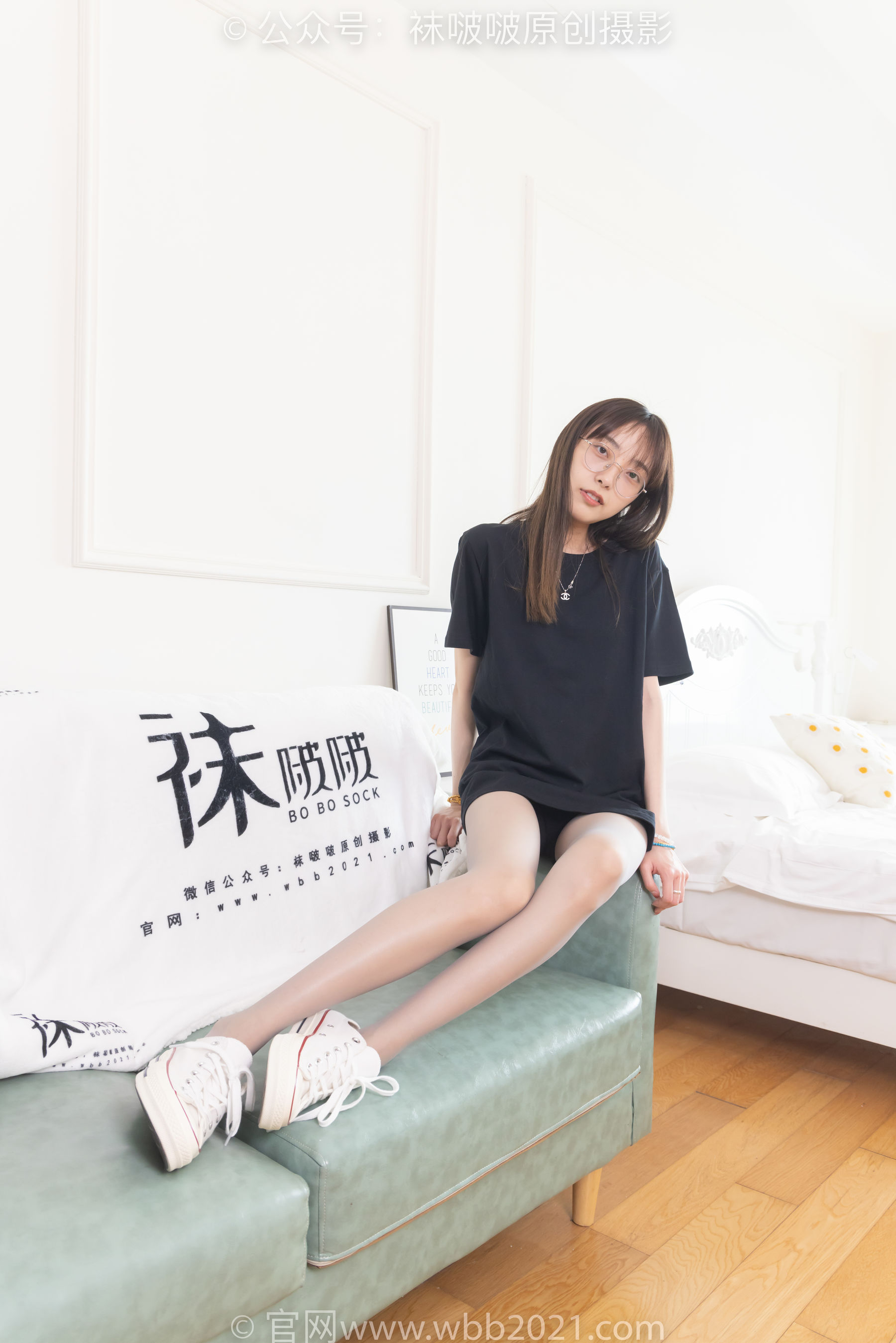 BoBoSocks袜啵啵 No.379 稚予 -板鞋、灰丝/(140P)