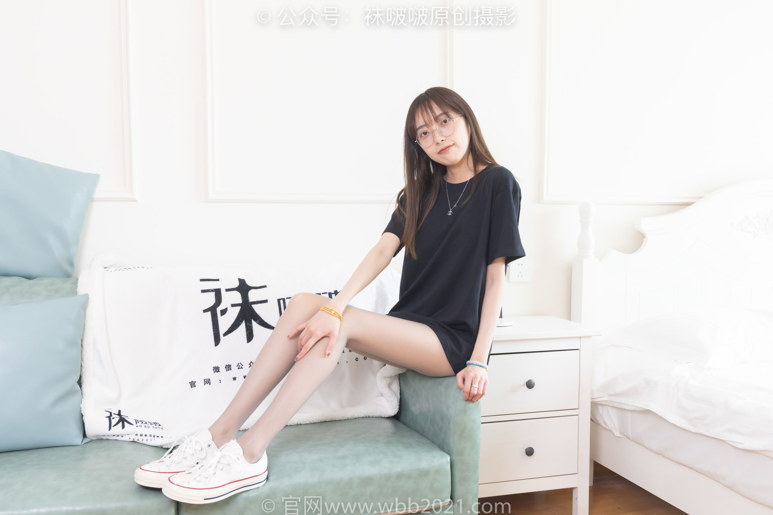 BoBoSocks袜啵啵 No.379 稚予 -板鞋、灰丝/(140P)