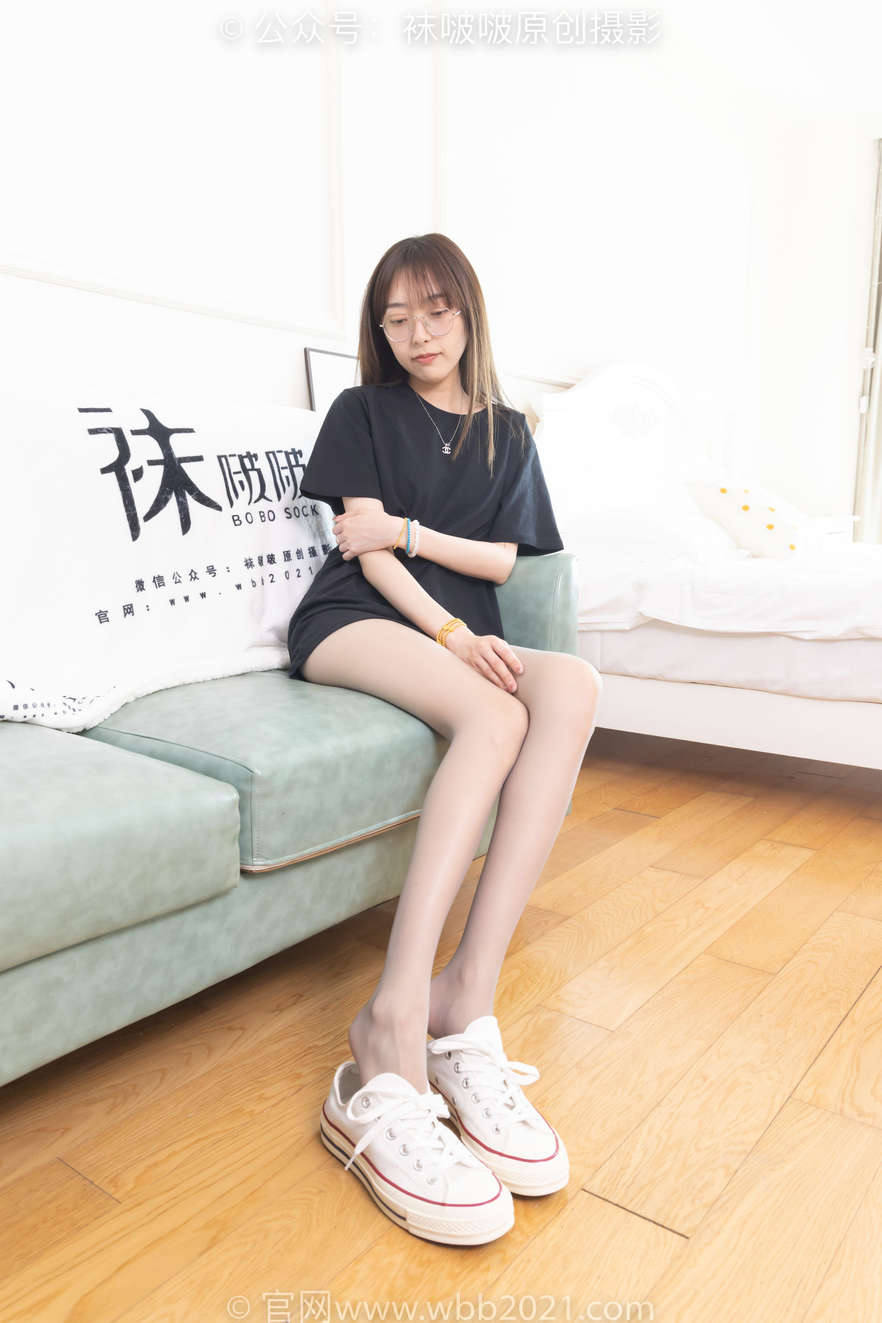 BoBoSocks袜啵啵 No.379 稚予 -板鞋、灰丝/(140P)