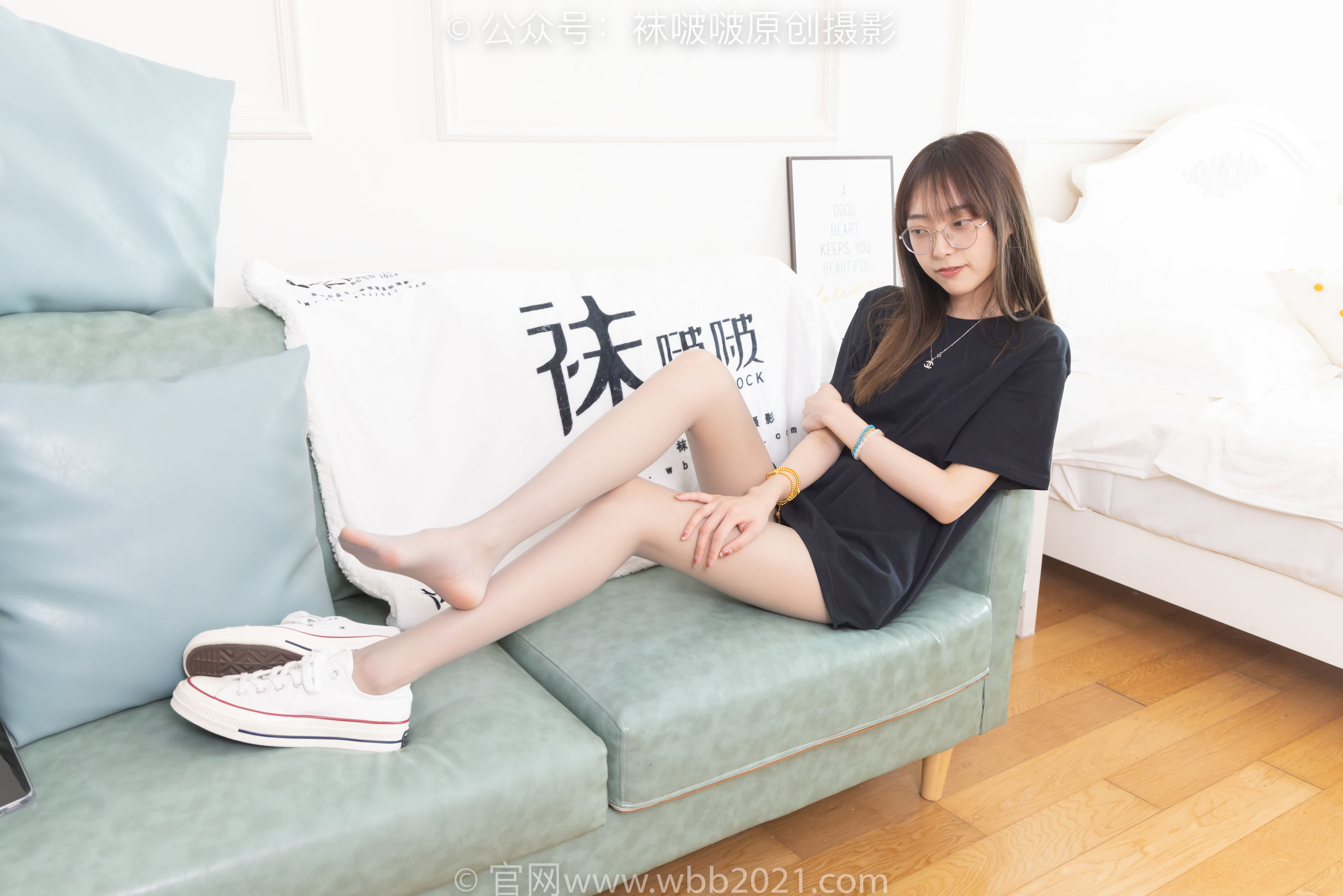 BoBoSocks袜啵啵 No.379 稚予 -板鞋、灰丝/(140P)