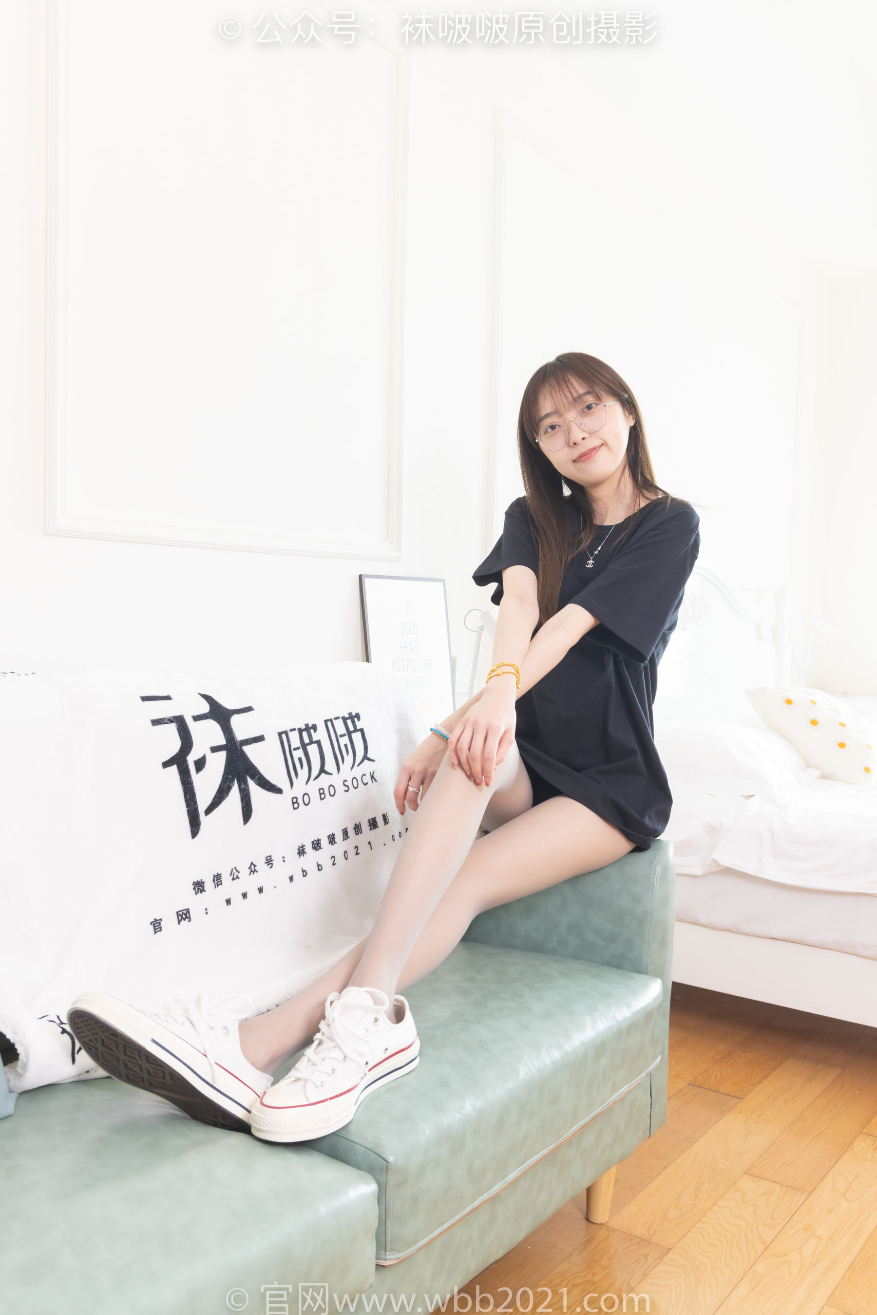 BoBoSocks袜啵啵 No.379 稚予 -板鞋、灰丝/(140P)