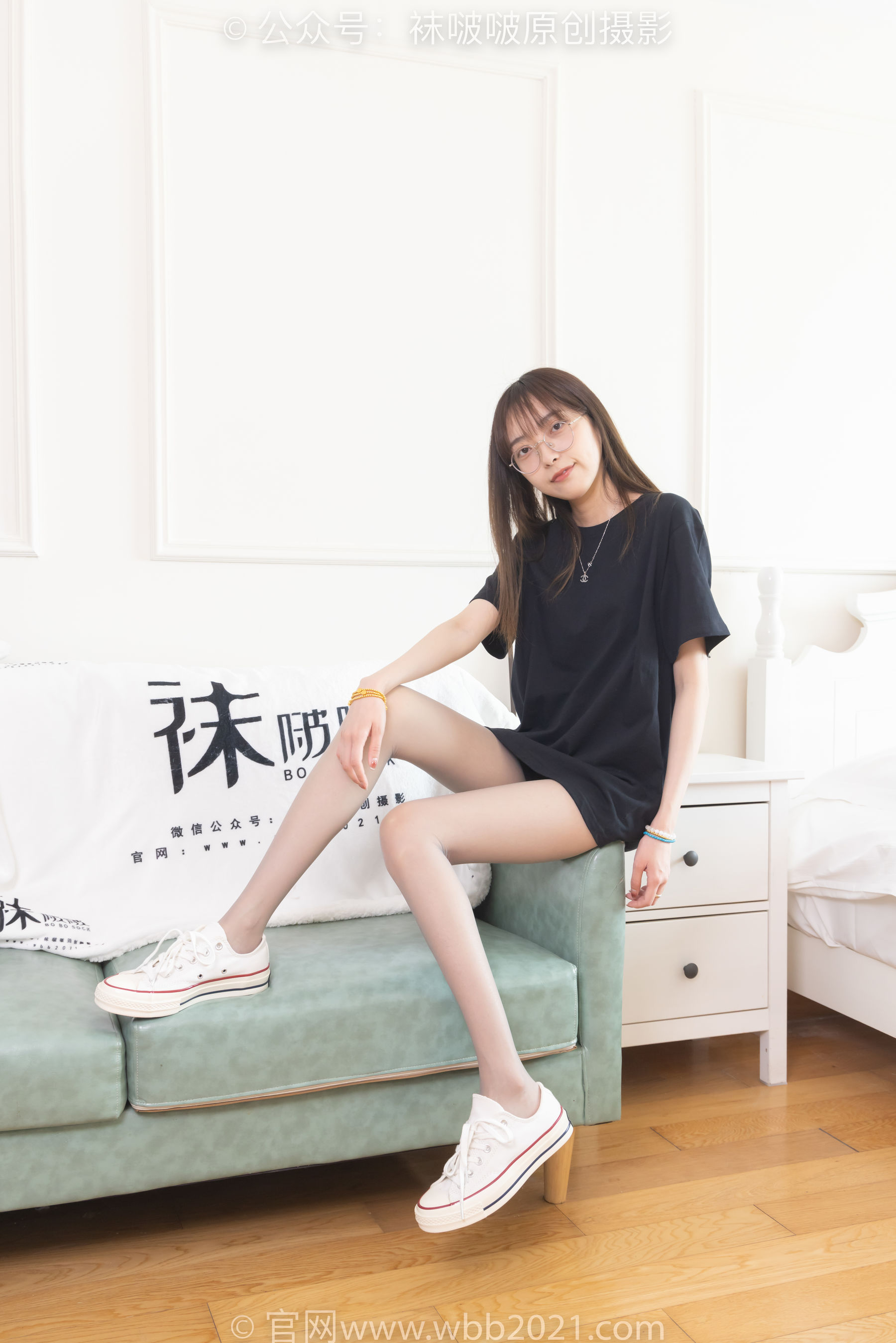 BoBoSocks袜啵啵 No.379 稚予 -板鞋、灰丝/(140P)