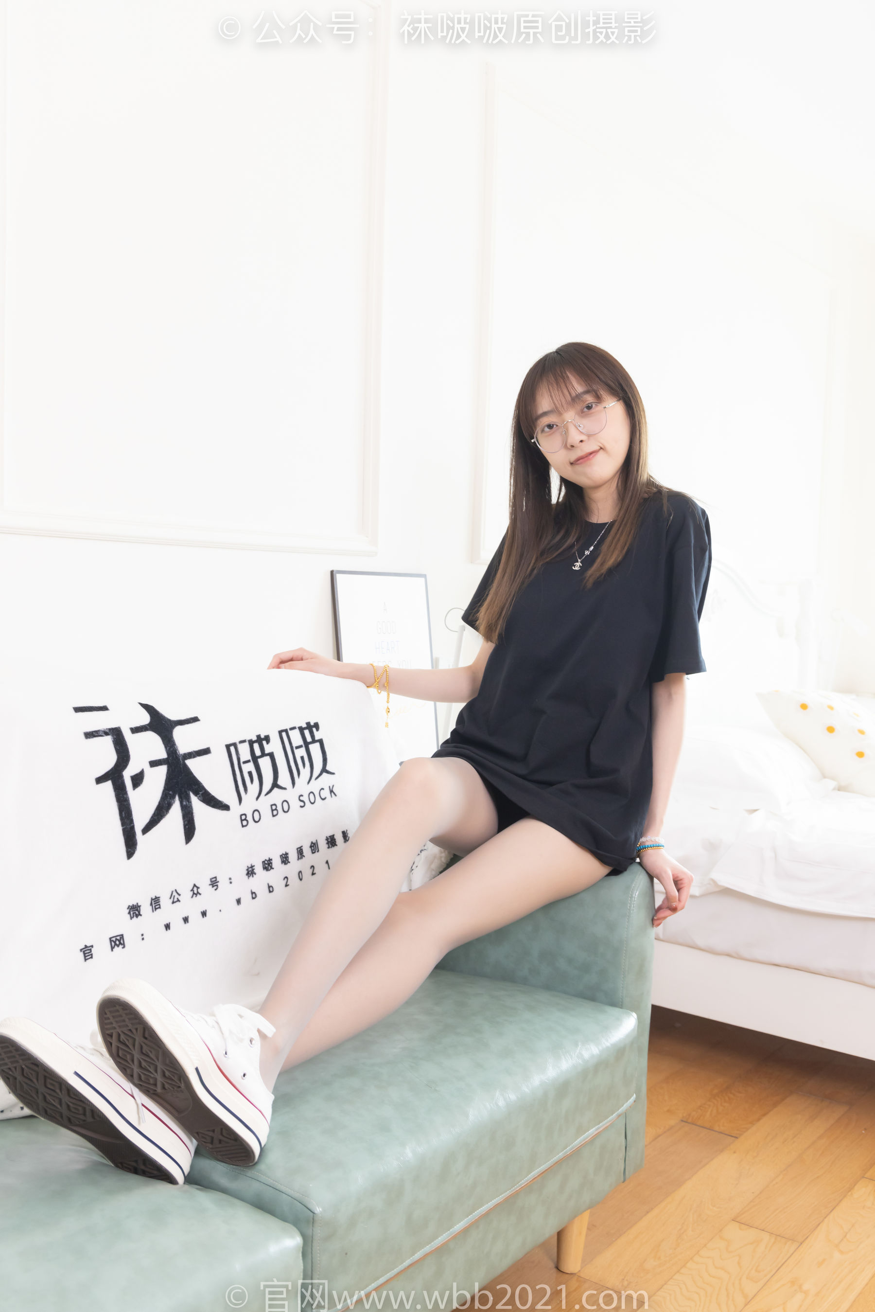 BoBoSocks袜啵啵 No.379 稚予 -板鞋、灰丝/(140P)