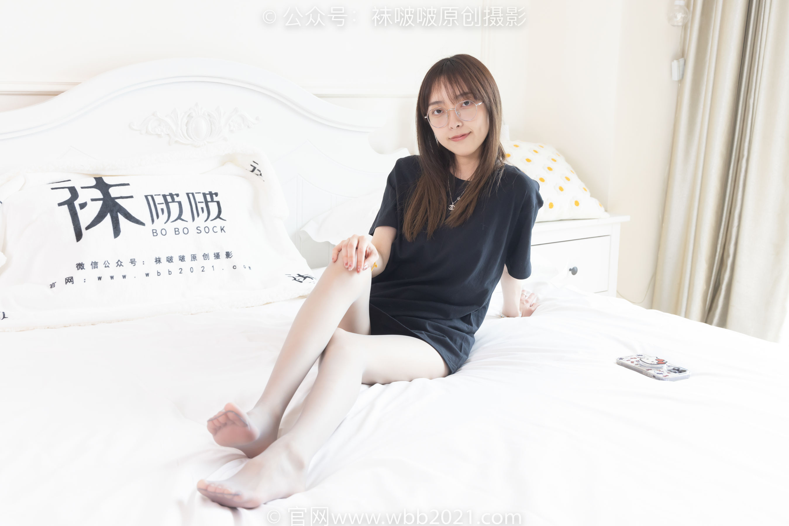 BoBoSocks袜啵啵 No.379 稚予 -板鞋、灰丝/(140P)