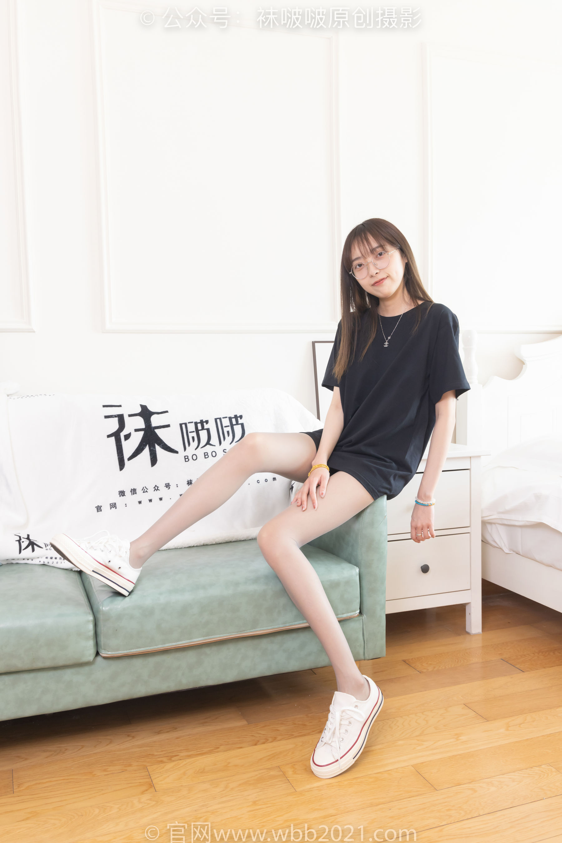 BoBoSocks袜啵啵 No.379 稚予 -板鞋、灰丝/(140P)