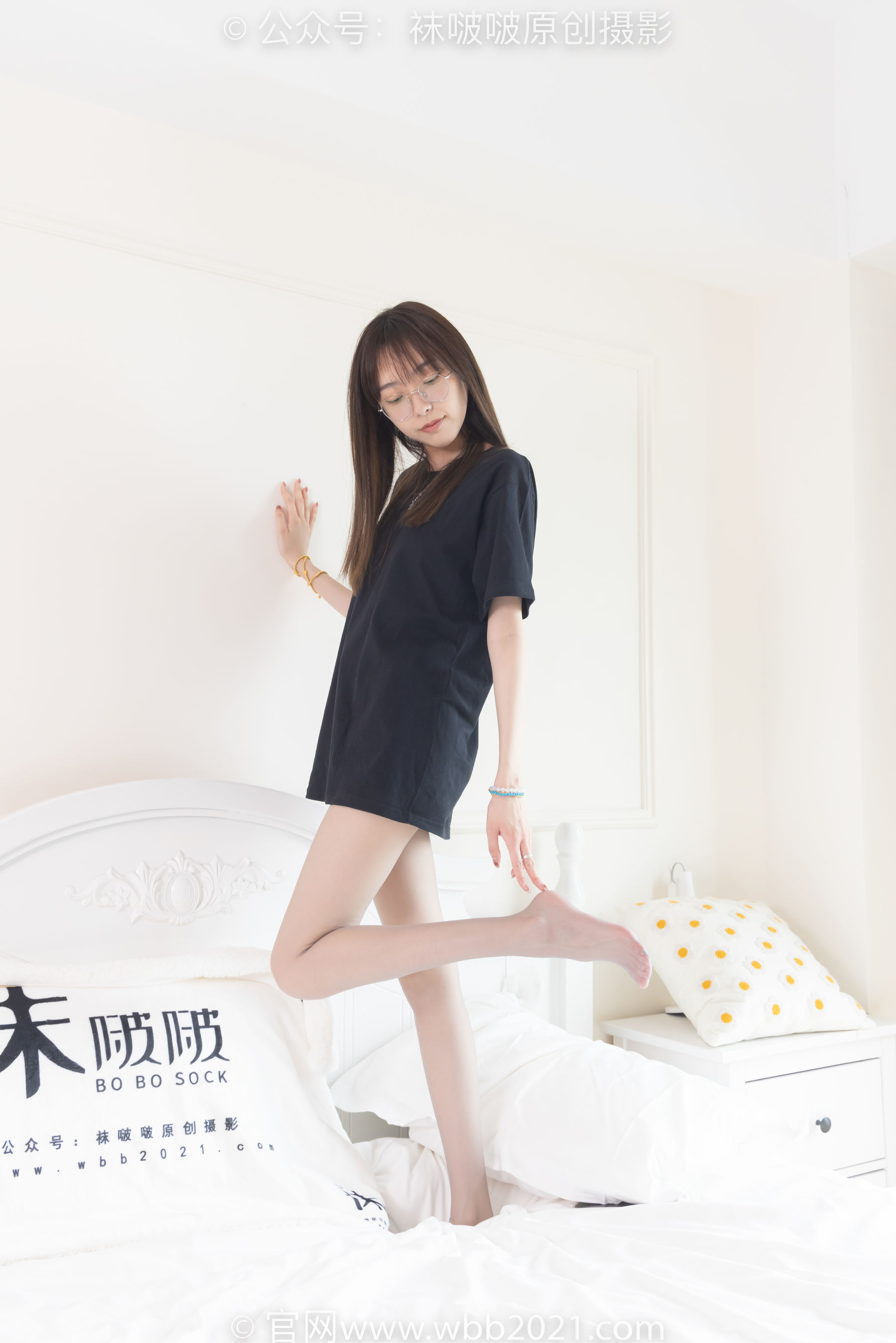 BoBoSocks袜啵啵 No.379 稚予 -板鞋、灰丝/(140P)