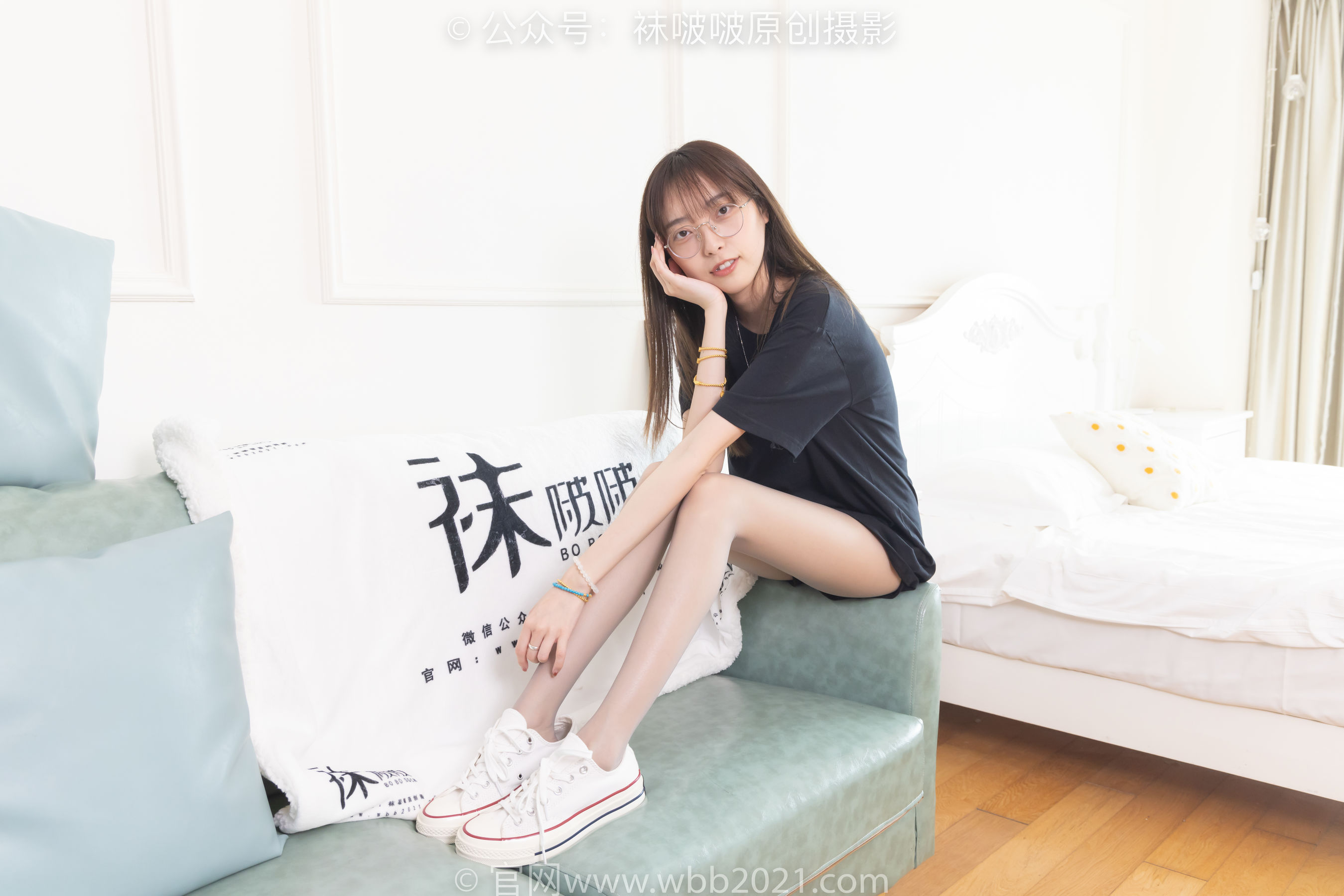 BoBoSocks袜啵啵 No.379 稚予 -板鞋、灰丝/(140P)