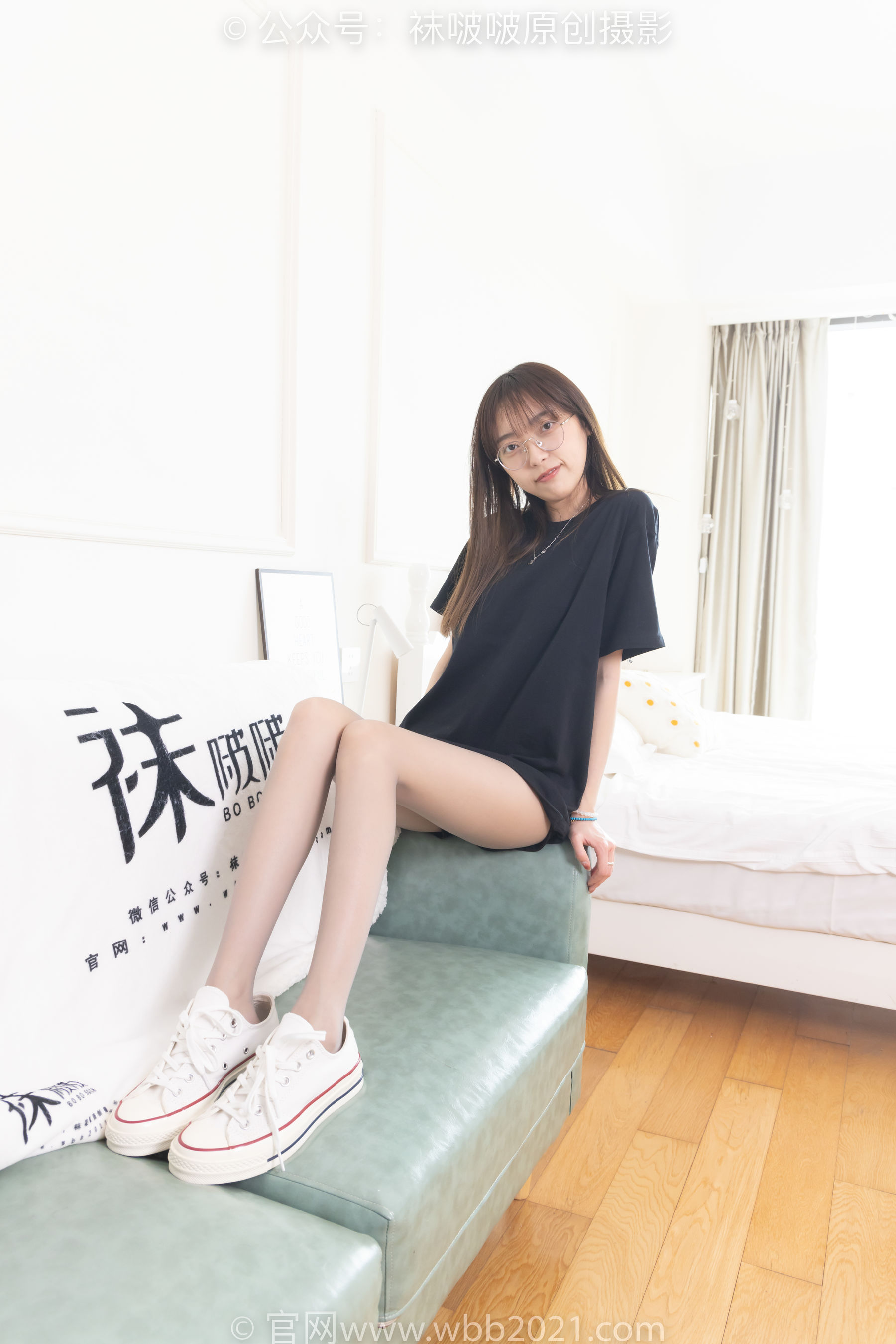 BoBoSocks袜啵啵 No.379 稚予 -板鞋、灰丝/(140P)