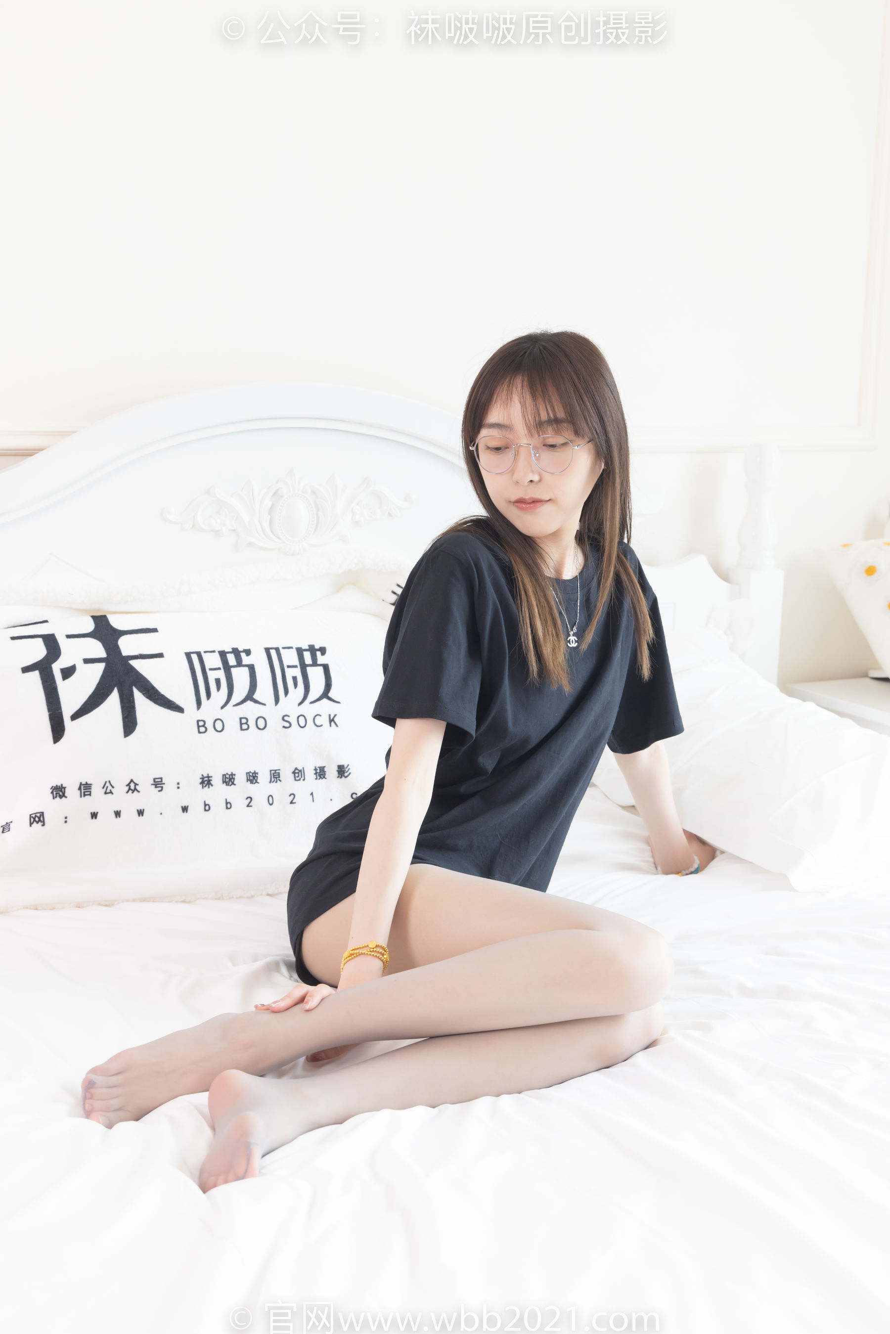 BoBoSocks袜啵啵 No.379 稚予 -板鞋、灰丝/(140P)