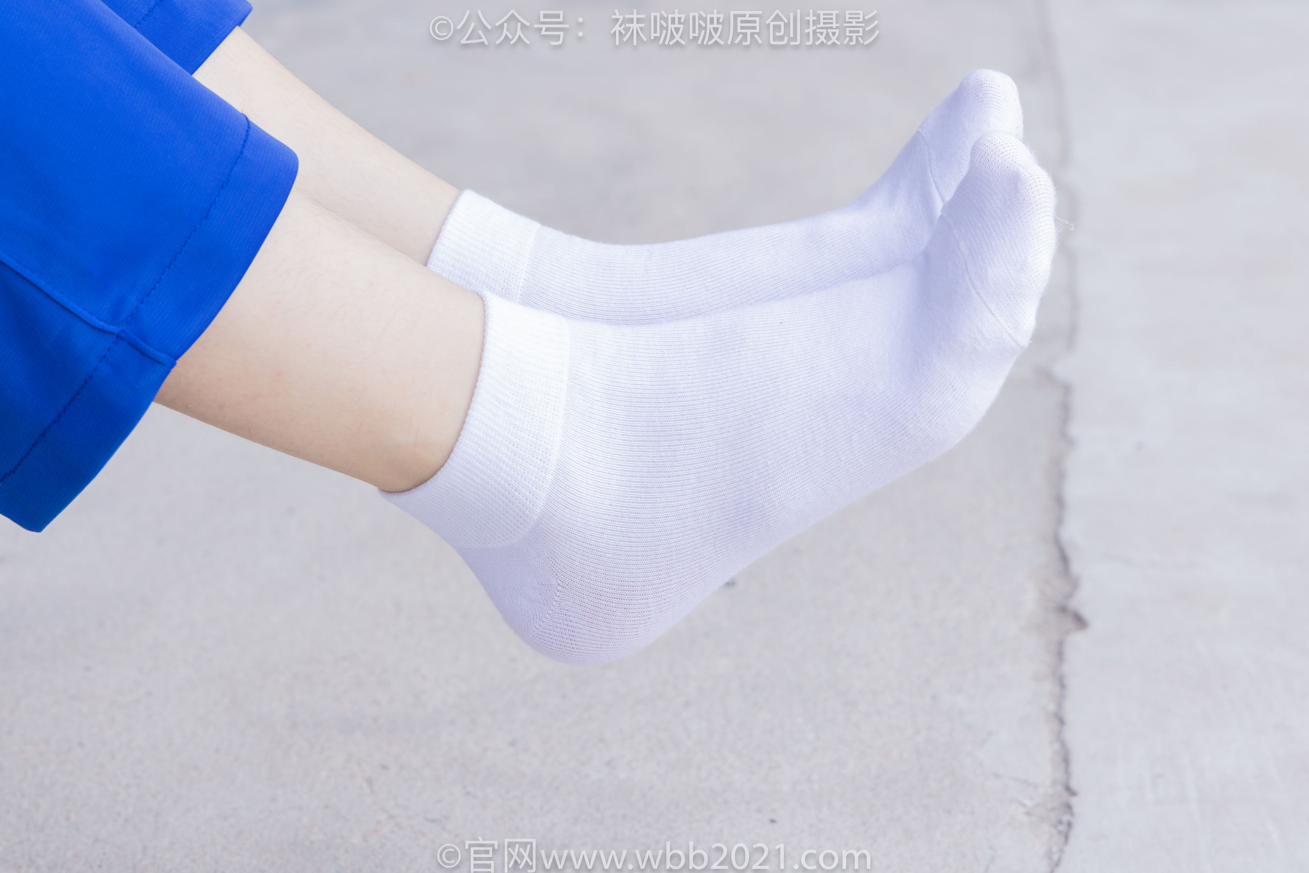 BoBoSocks袜啵啵 No.393 糯米 -板鞋、白棉袜、裸足、校服/(150P)