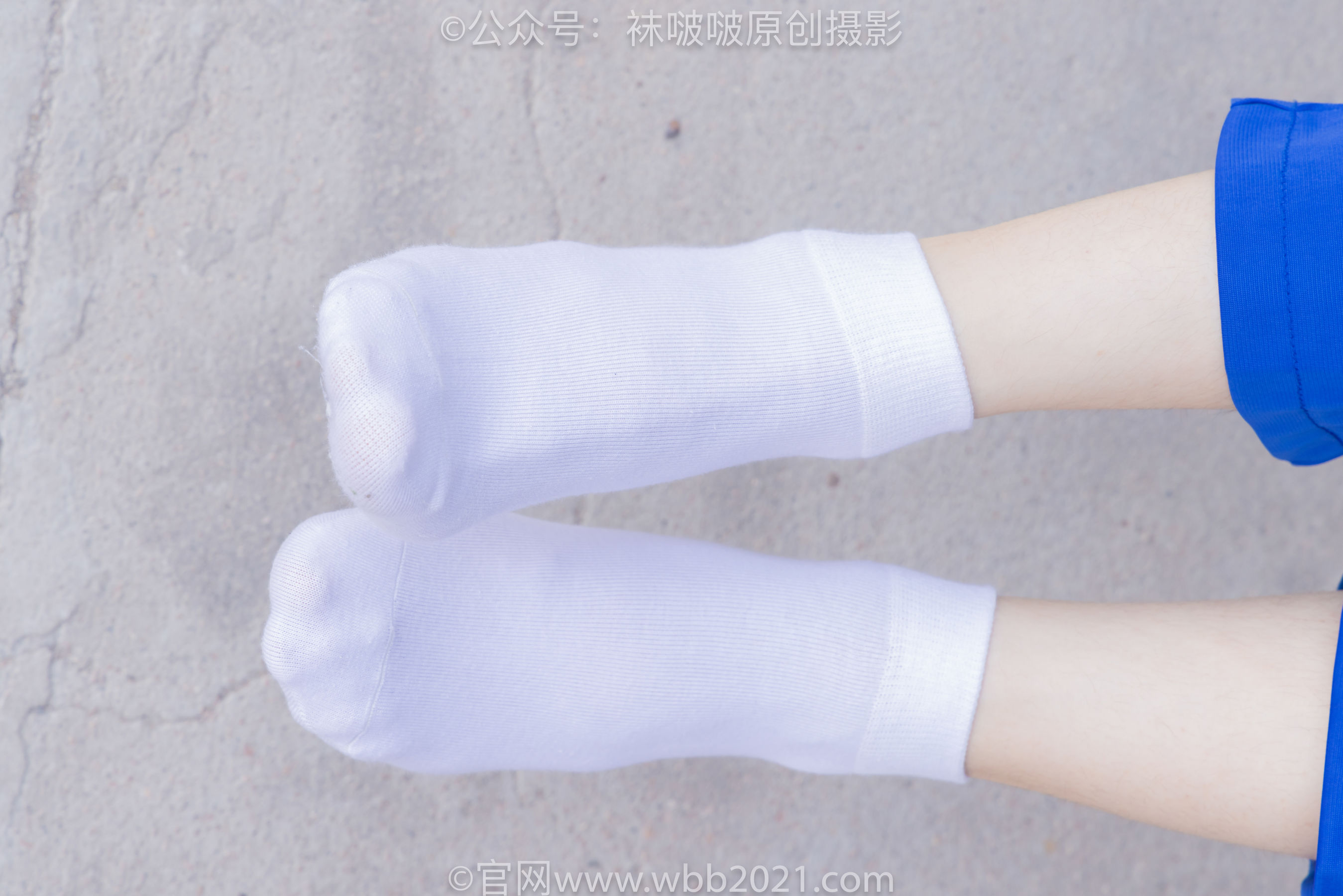 BoBoSocks袜啵啵 No.393 糯米 -板鞋、白棉袜、裸足、校服/(150P)