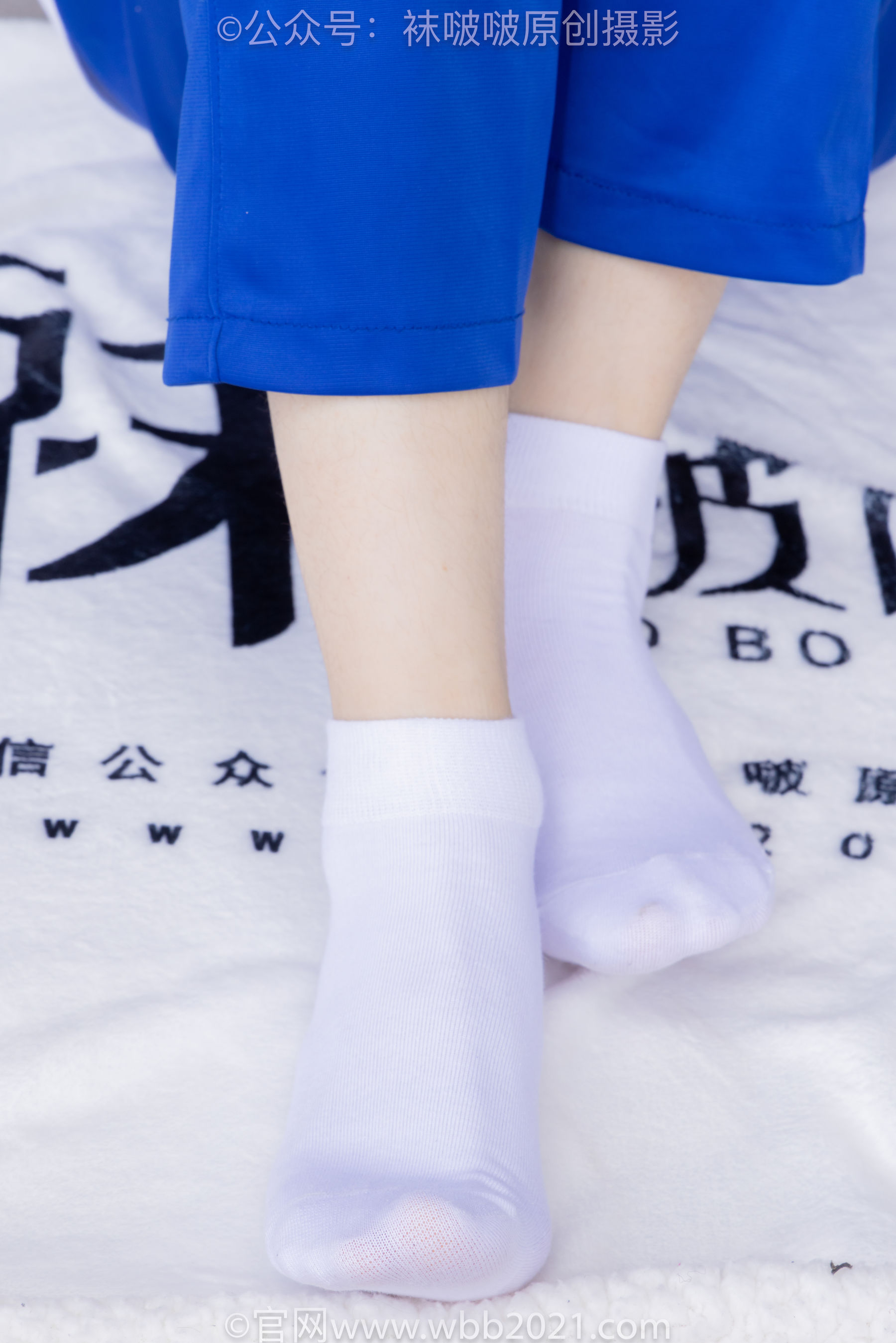 BoBoSocks袜啵啵 No.393 糯米 -板鞋、白棉袜、裸足、校服/(150P)