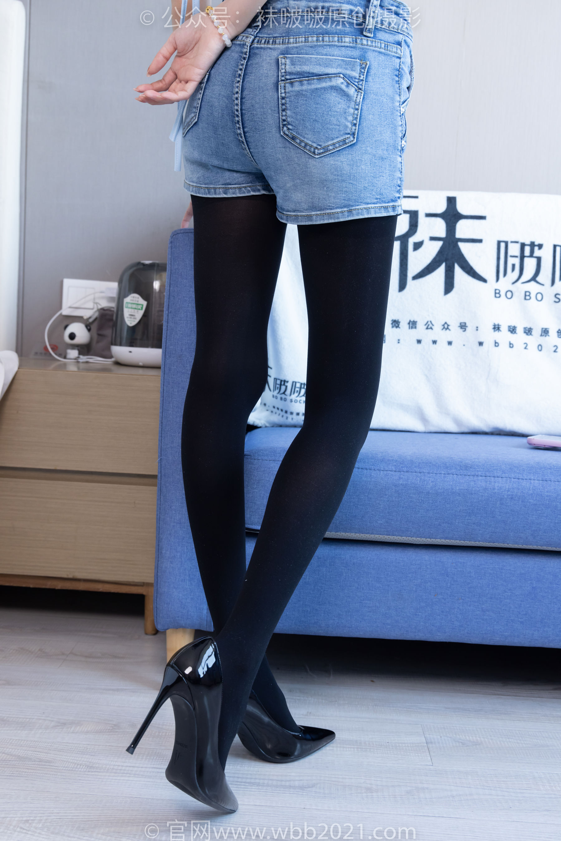 BoBoSocks袜啵啵 No.385 稚予 -高跟鞋、皮鞋、运动鞋、厚黑丝/(180P)