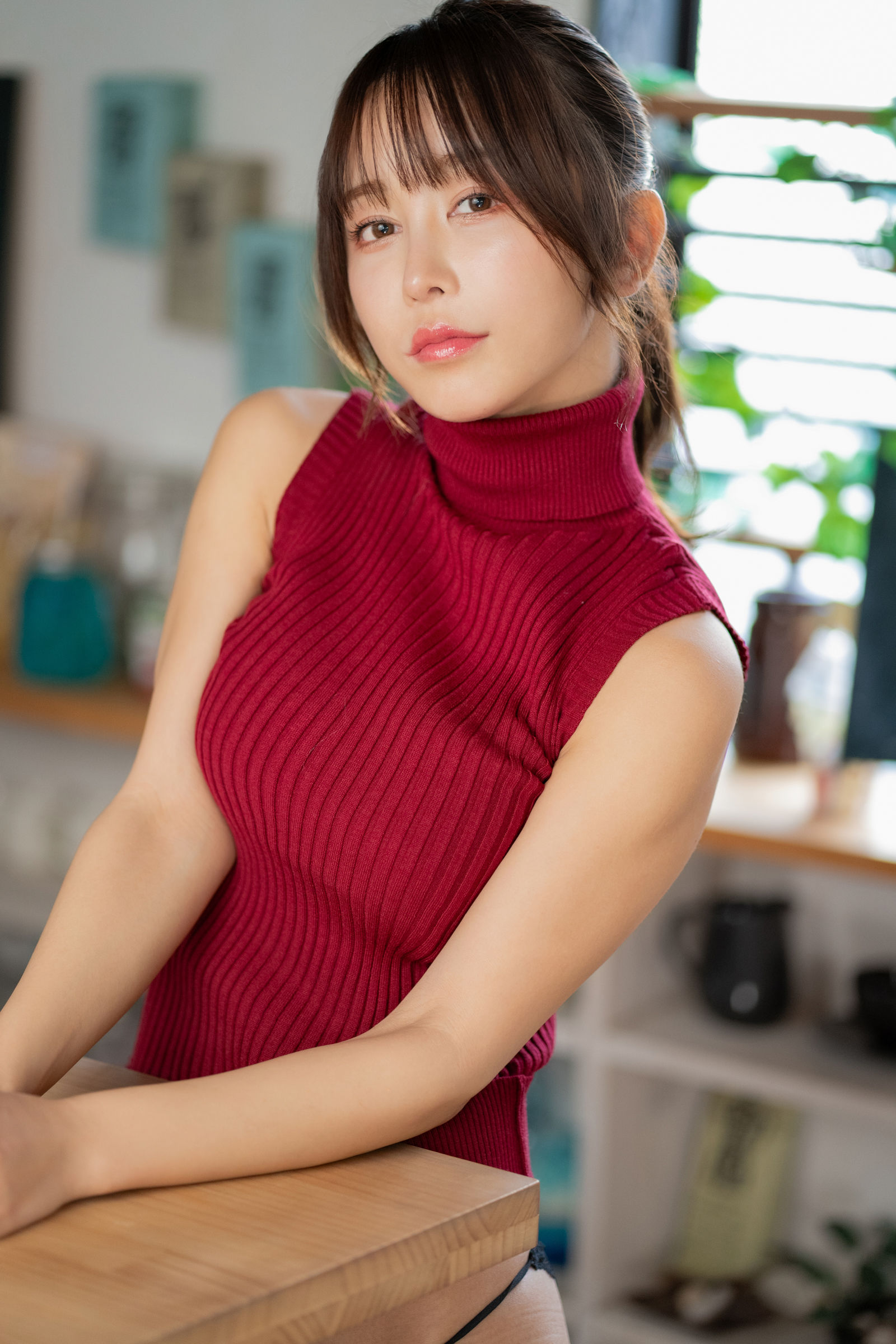 いくみ – (193iKkyu3) [Fantia] [2024.02.11] Lingerie×Red Knit/(42P)