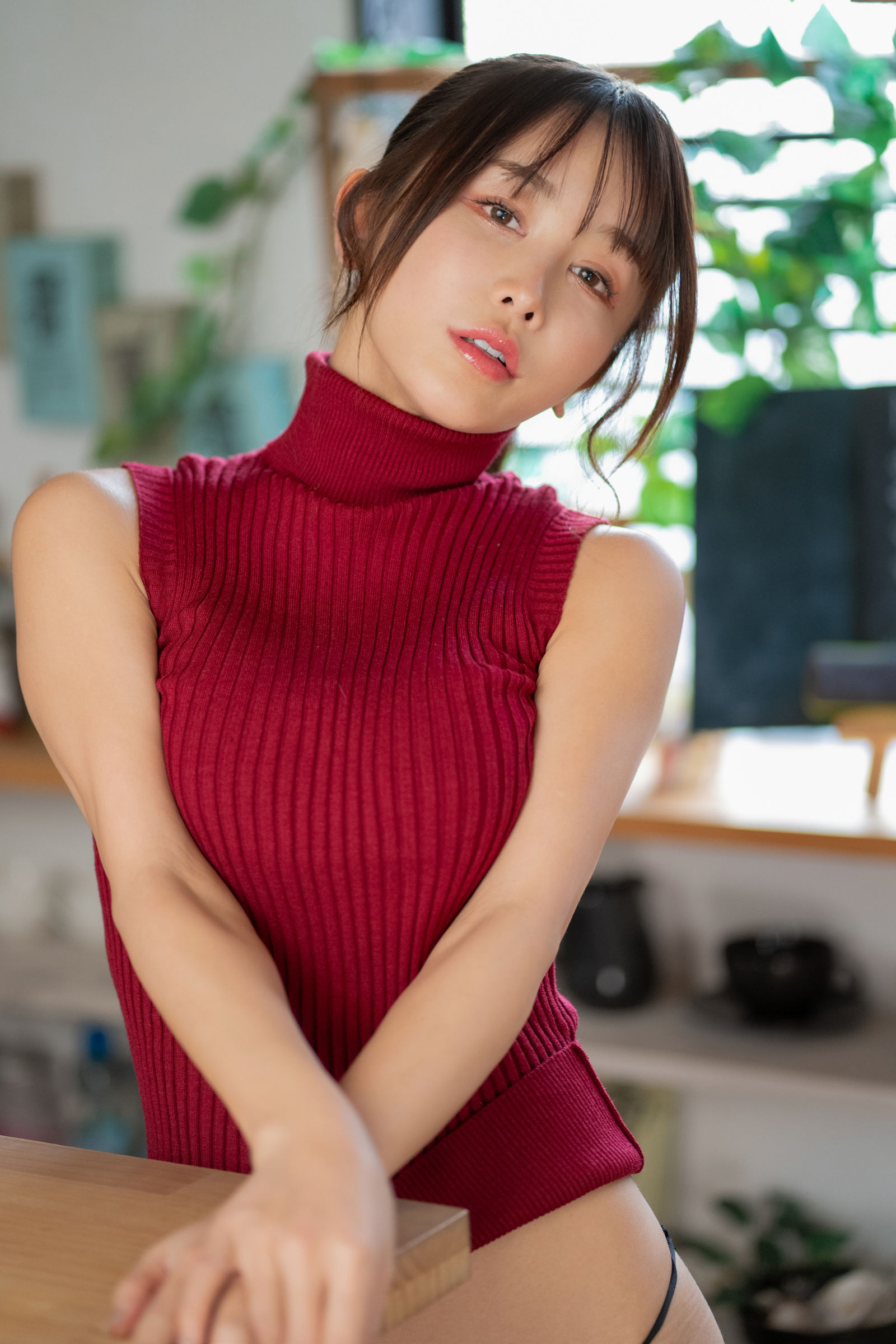 いくみ – (193iKkyu3) [Fantia] [2024.02.11] Lingerie×Red Knit/(42P)