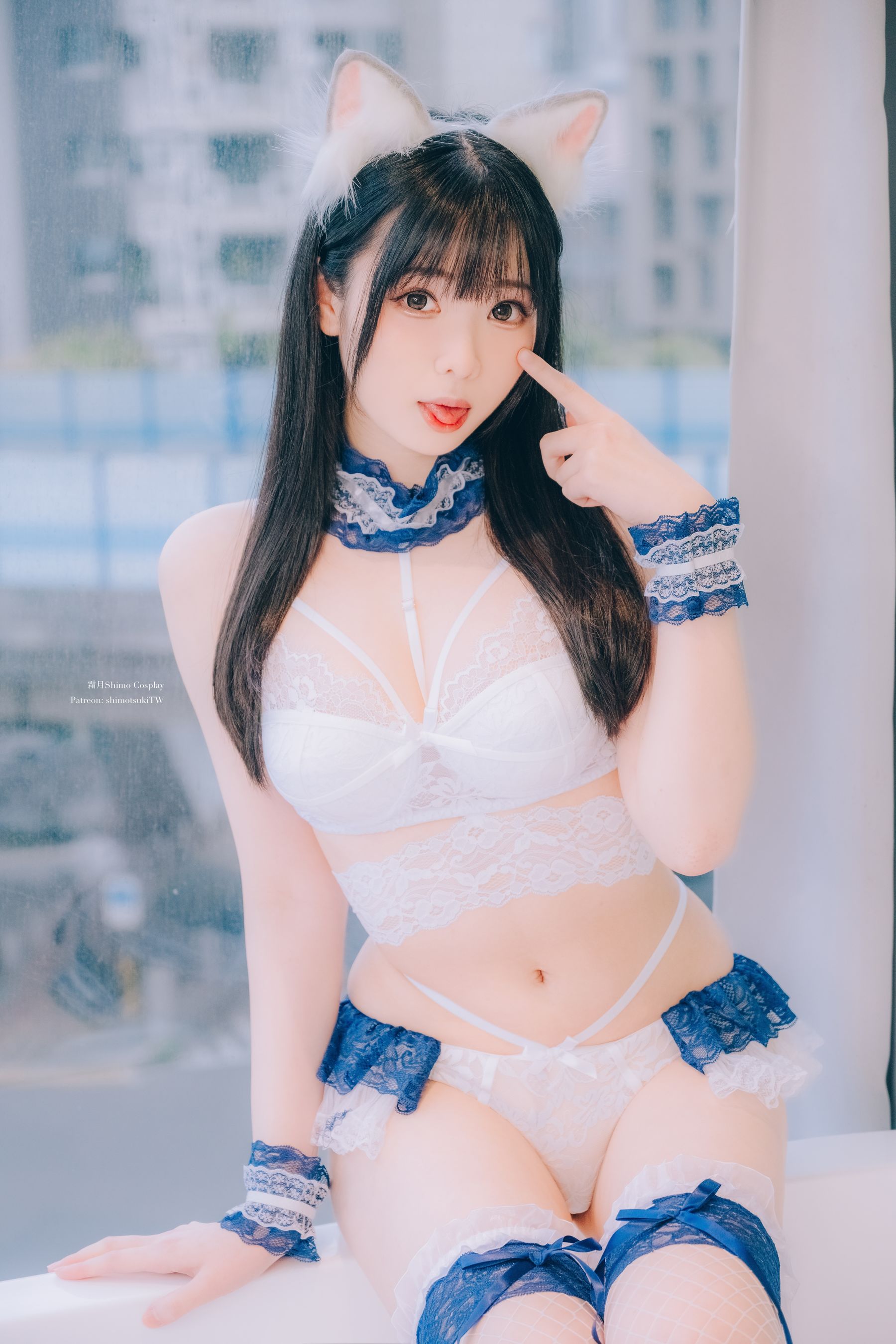 微博妹纸 霜月shimo - Lace Lingerie/(20P)