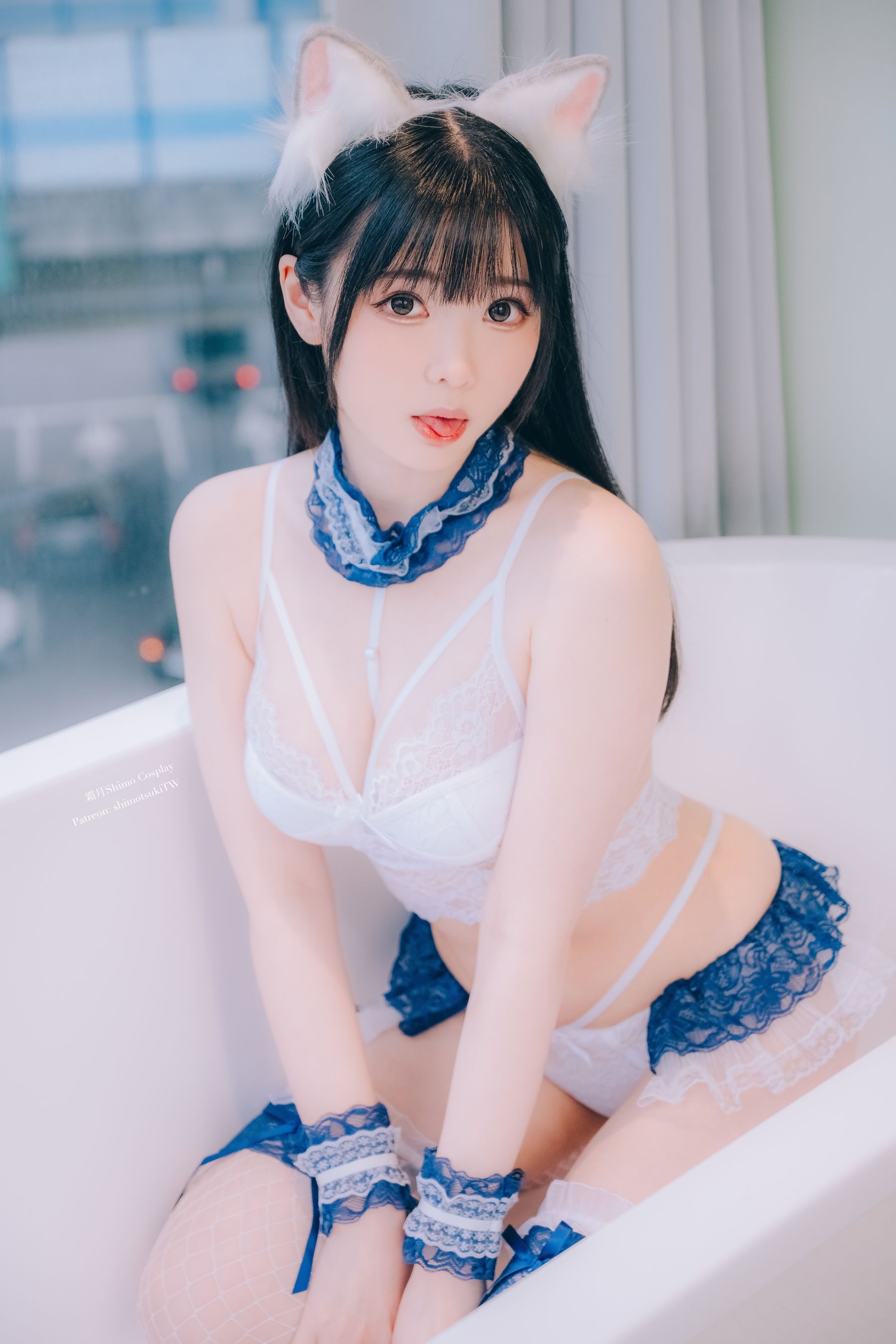 微博妹纸 霜月shimo - Lace Lingerie/(20P)