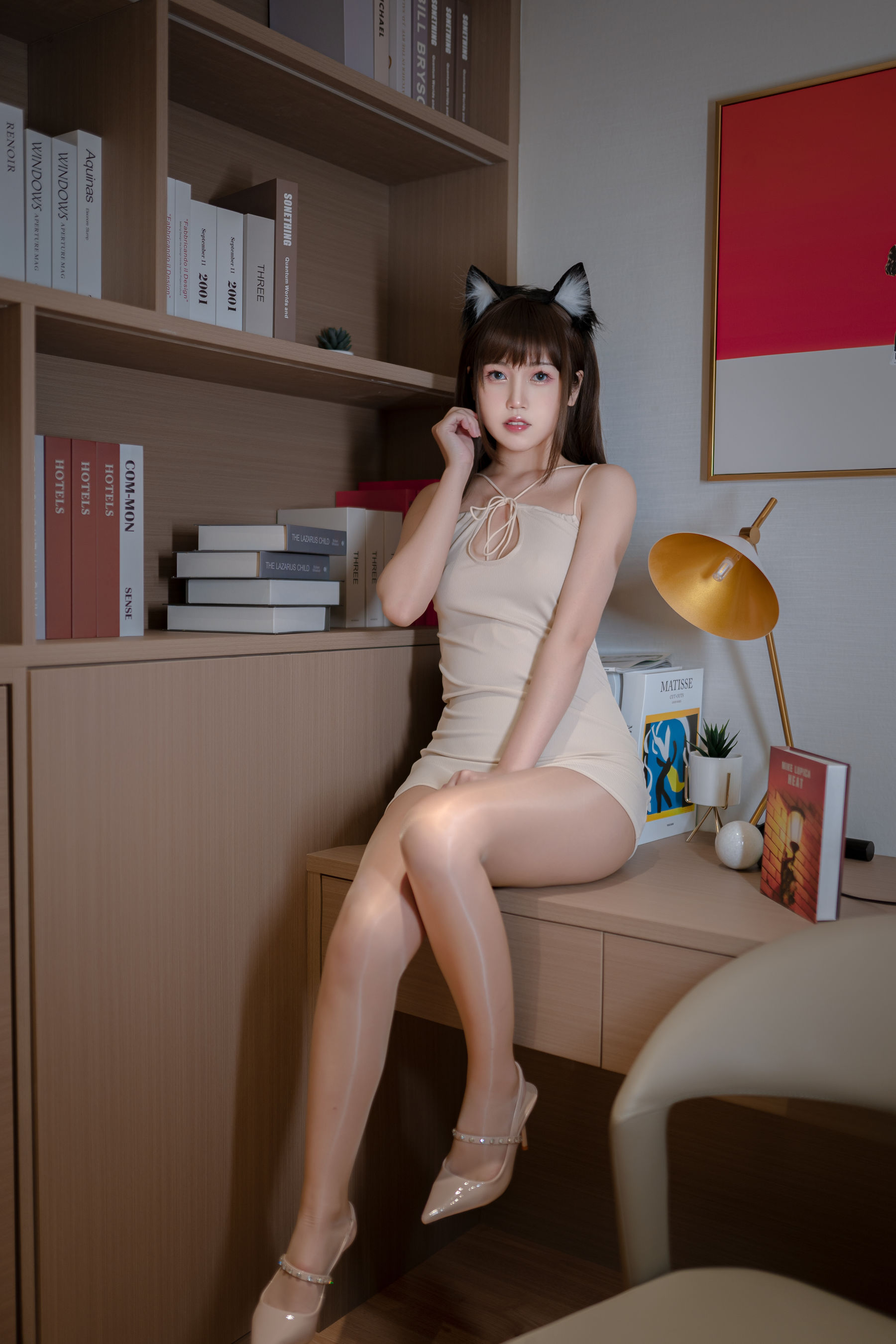 微博人气Coser 不呆猫 - 家教猫老师/(34P)