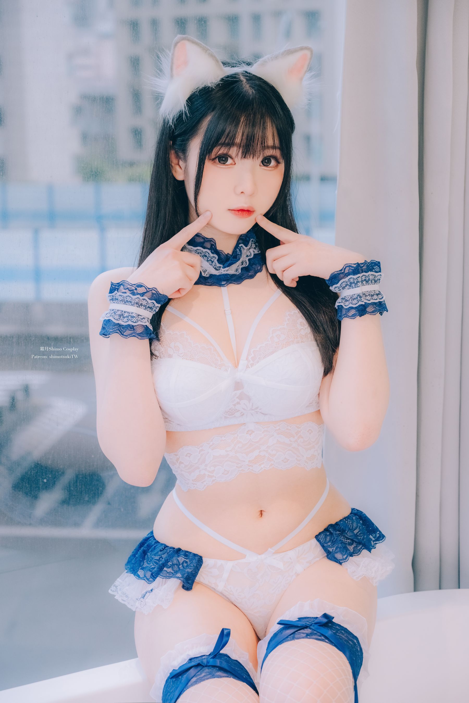 微博妹纸 霜月shimo - Lace Lingerie/(20P)