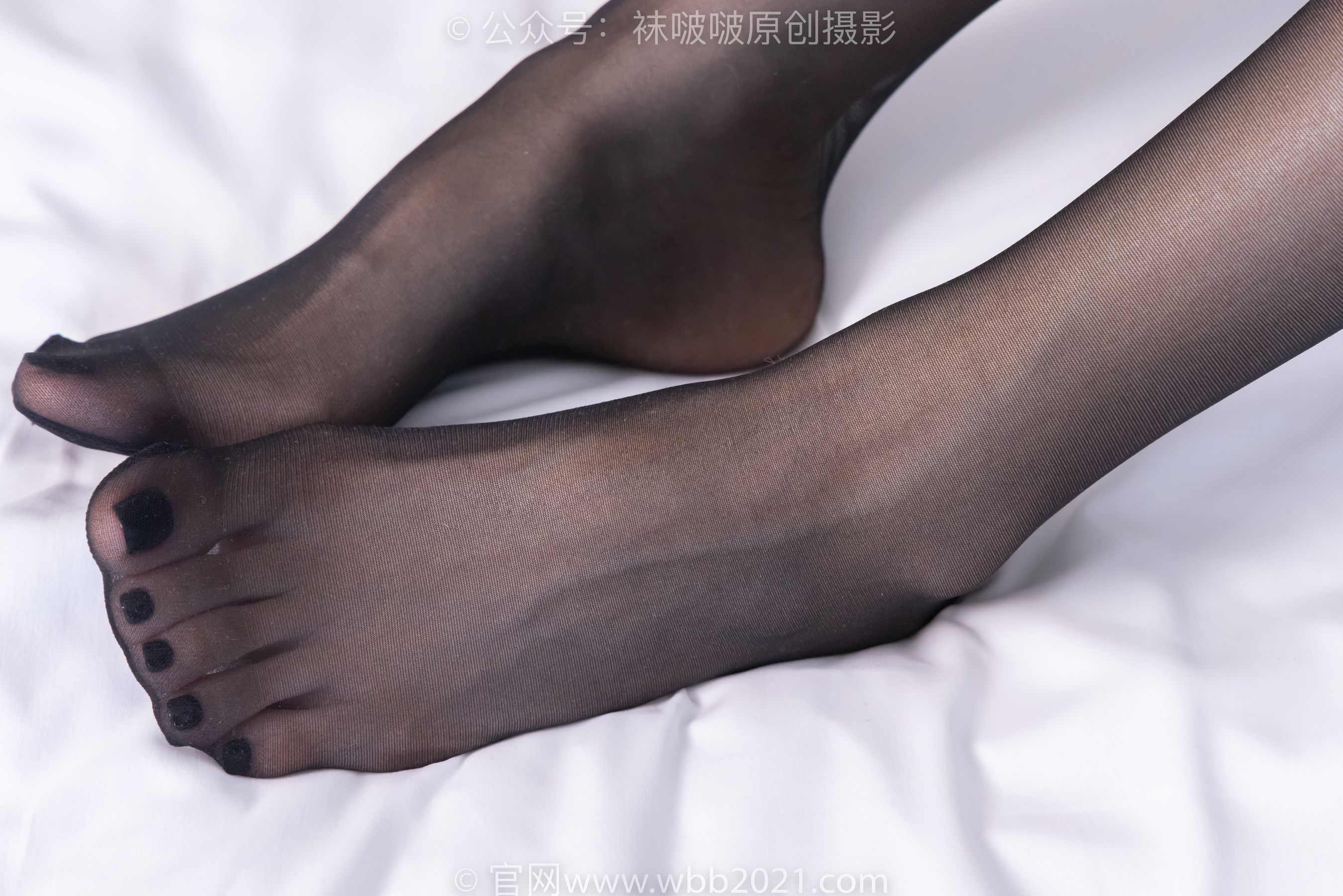 BoBoSocks袜啵啵 No.412 稚予 -透明高跟鞋、黑丝、裸足、裸足/(150P)