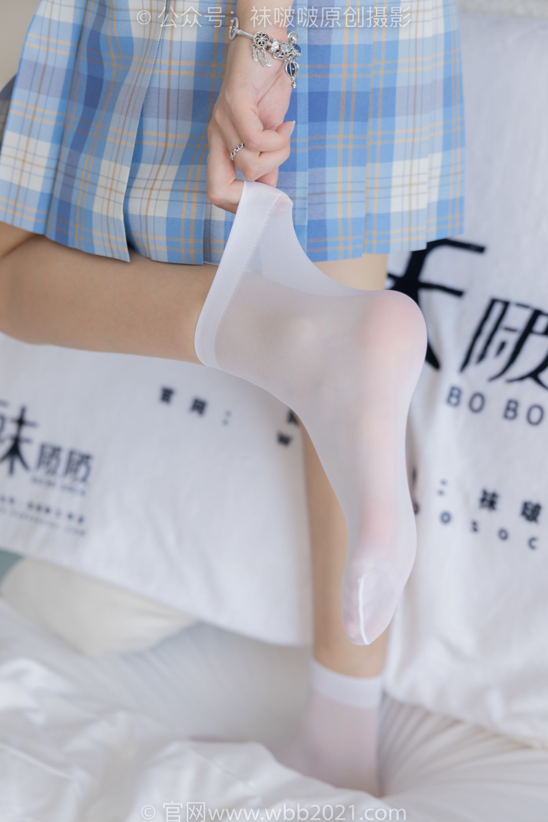 BoBoSocks袜啵啵 No.414 小甜豆 -板鞋、帆布鞋、短白丝、船袜/(150P)