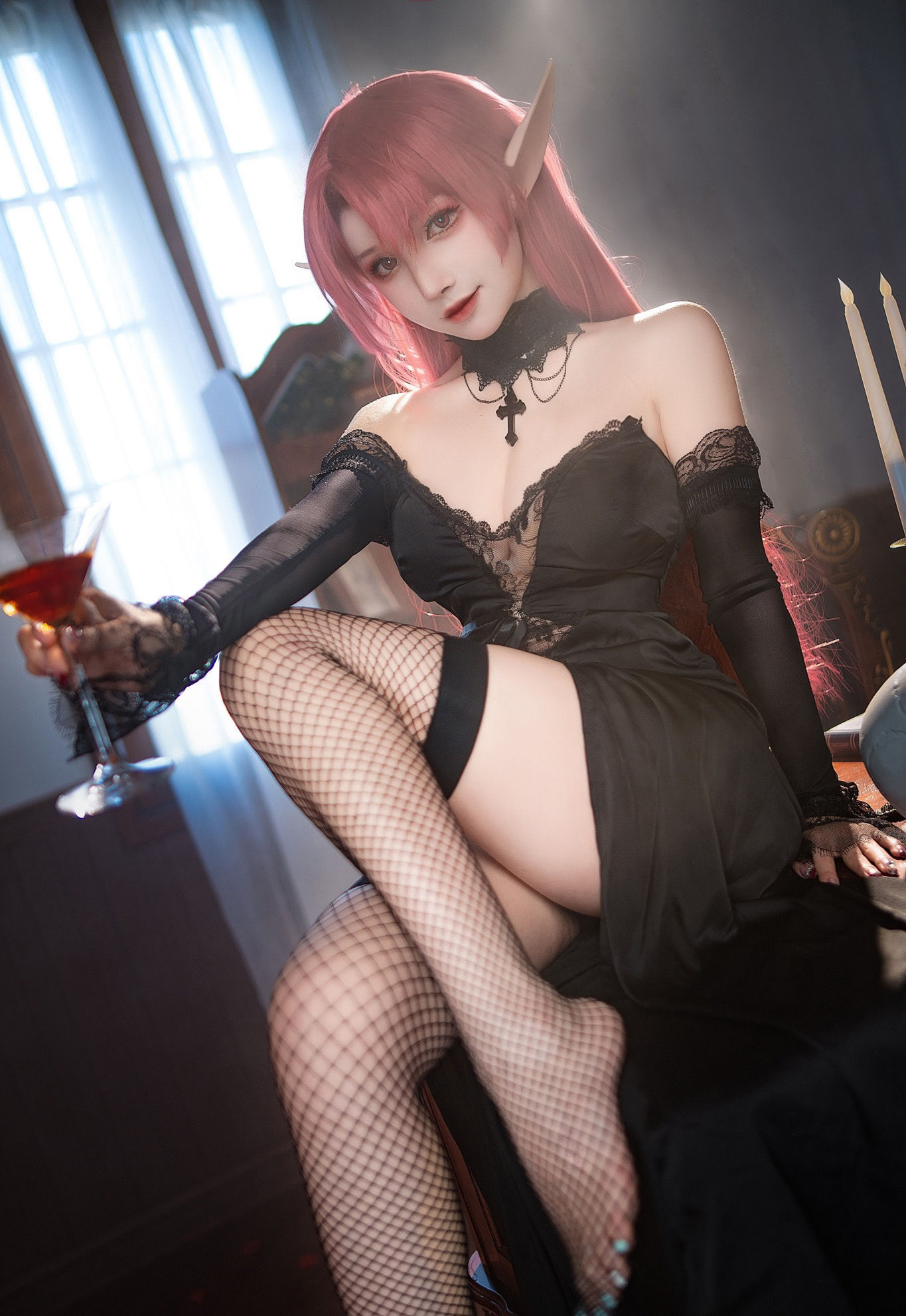 Cosplay美女 一千只猫薄禾 - 碧蓝航线 约克公爵/(12P)