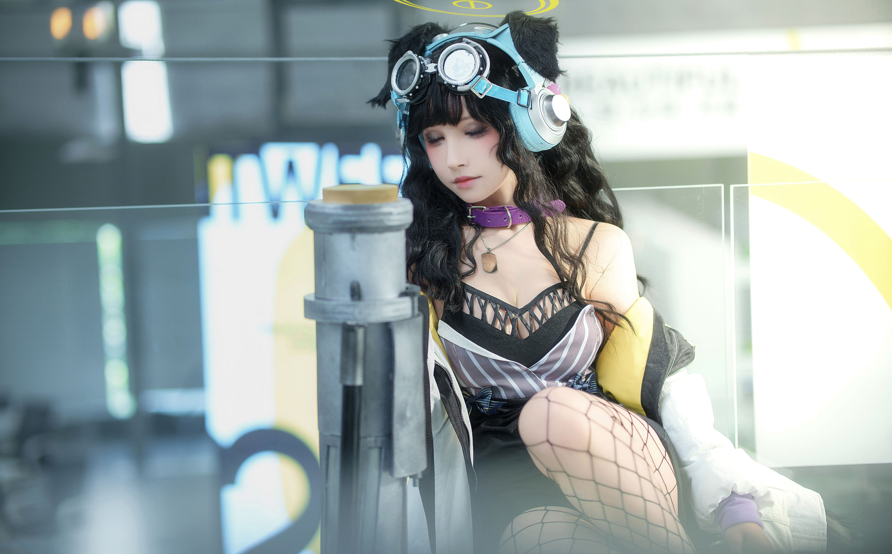 Cosplay美女 一千只猫薄禾 - 蔚蓝档案 阿洛娜/(17P)