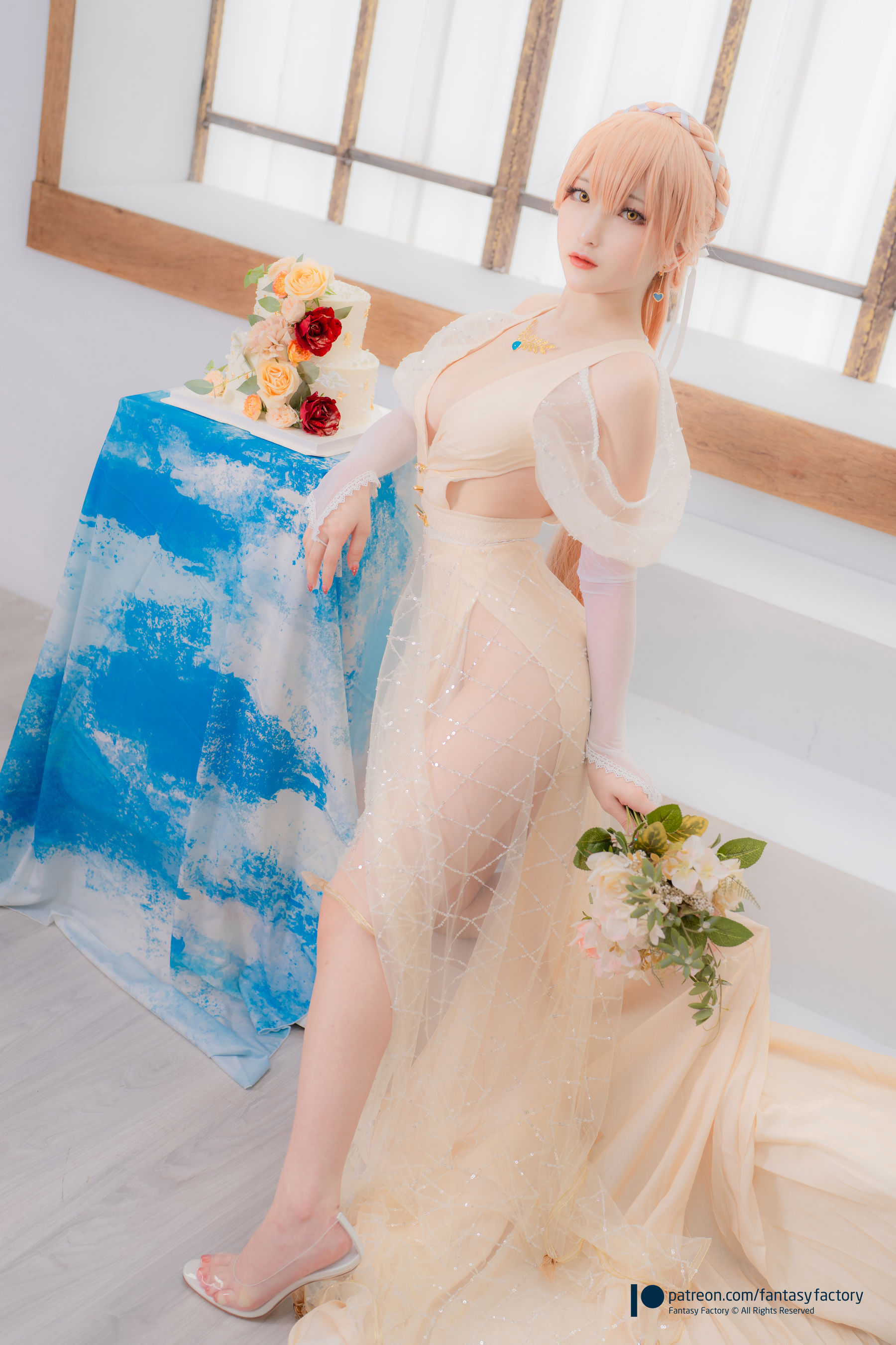 [Fantasy Factory] 小丁 Cosplay写真 - 2022.02 Ots-14 Wedding dress/(29P)